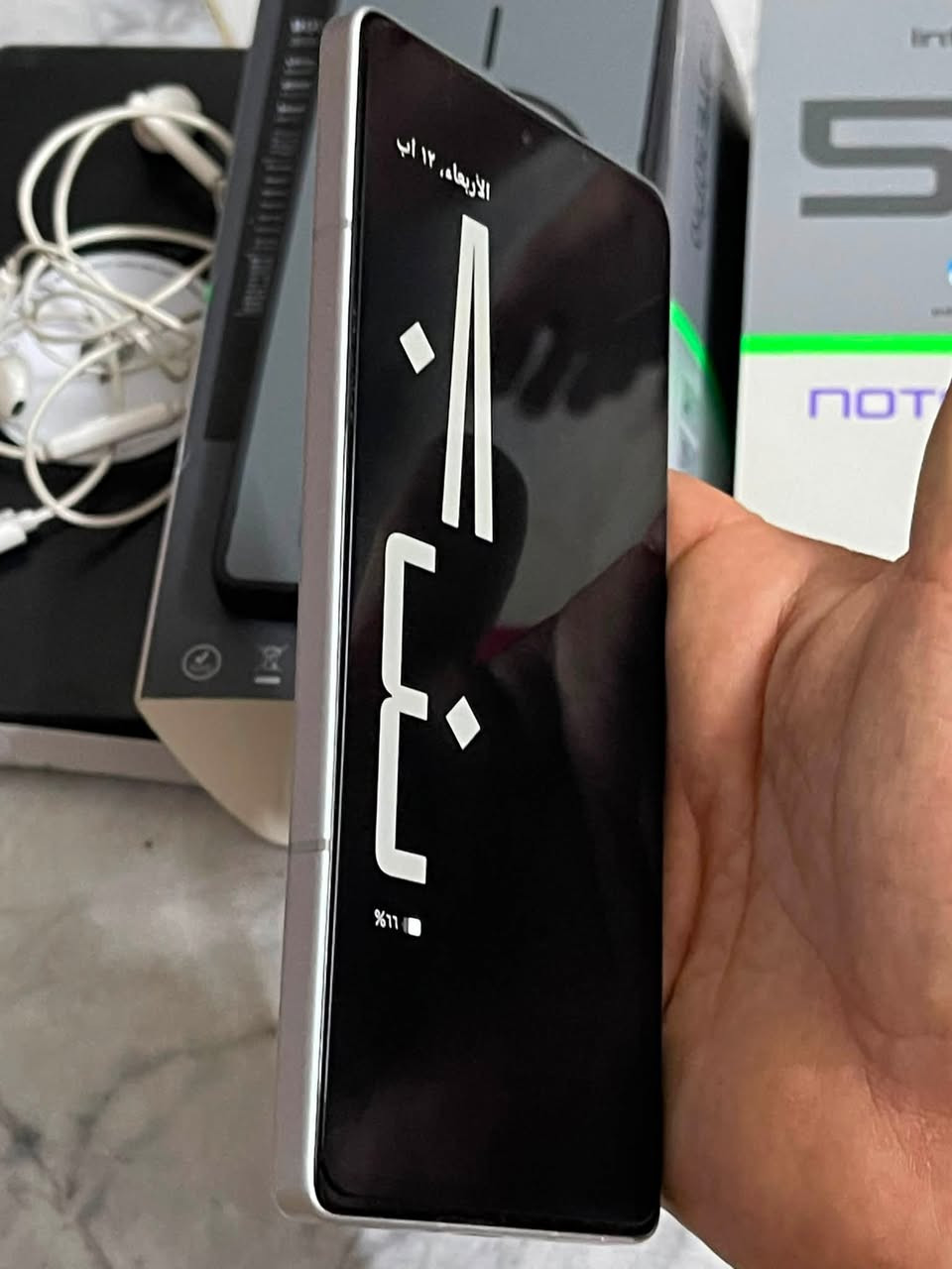 سلام عليكم موبايل نوع lnfinix
NOTE 50 PRO 

انفنكس نوت خمسين برو ذاكرة 256

24GBRAM 

جهاز ستعمال شخصي اخذته جديد لوك 

مكفول من كلشي ما داخل لا صيانة ولا شي 

كلش نضيف غراضة كارتون و سماعة و شاحن لاسكلي 

متعلم على ايفون اخذت ايفون ورد بيعه 

معرفة سعر تصال على رقم او وتساب او خاص 

عنواني بغداد الدورة 

***********
