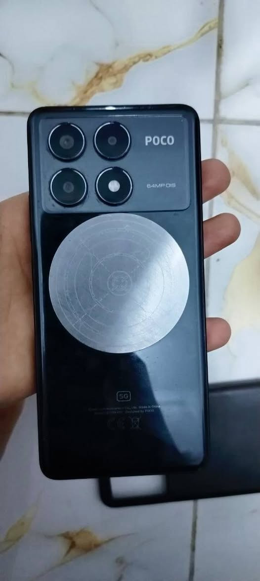 *POCO X6 Pro 5G*
السعر375 وبيه مجال 
 *********** متواجد خاص مكاني نجف حي الرحمه

نضافه90% مدت الستخدام قليله ملحقاته وياه ببجي يشغل120 فريم شرط الفحص ذاكرا 512 g باقي التفاصيل بل خاص اما مفتوح شرط الزكه فقط
