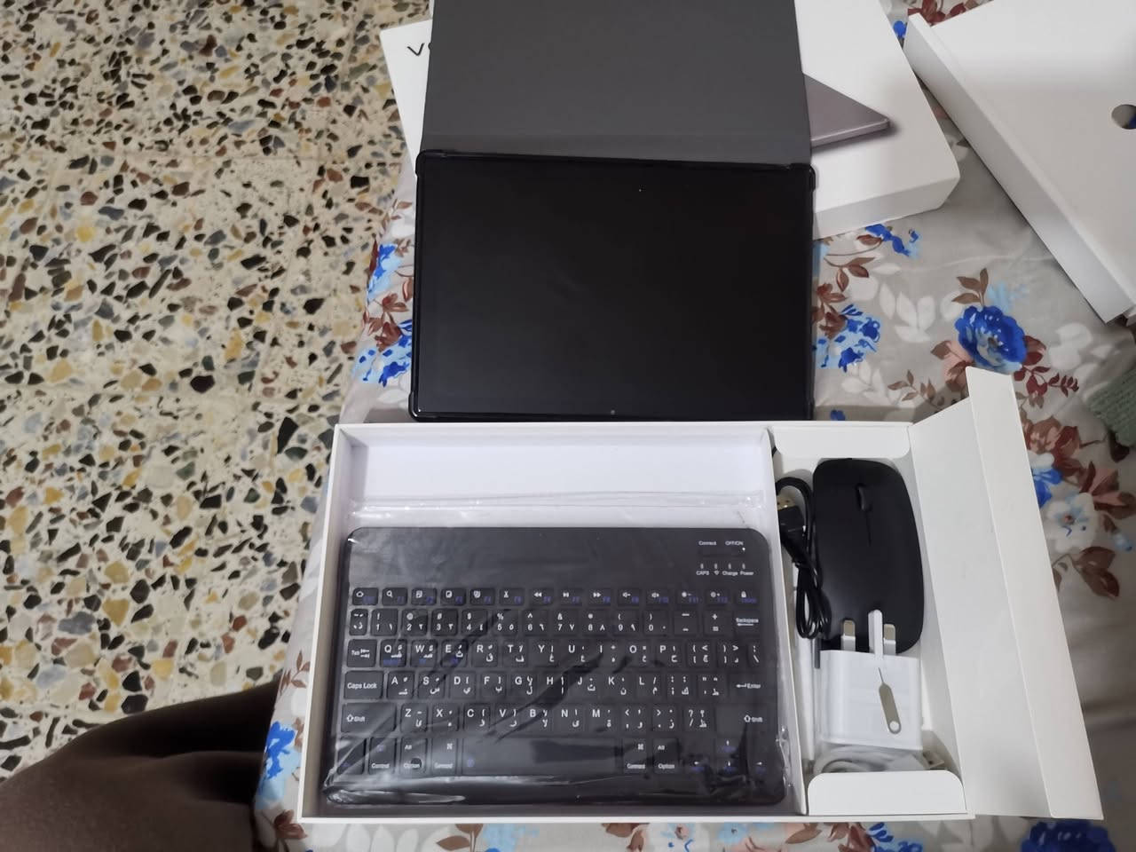 ايبات A16 برو ذاكره واحد تيره مع كيبورت وماوس جديد ممستعمل بعده ممعرب 200 وبيه مجال
*********** مكاني بغداد
