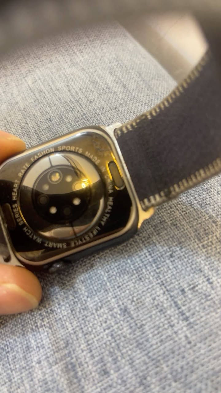 تصميم Apple Watch Ultra • سوار قماشي • مستشعر نبضات