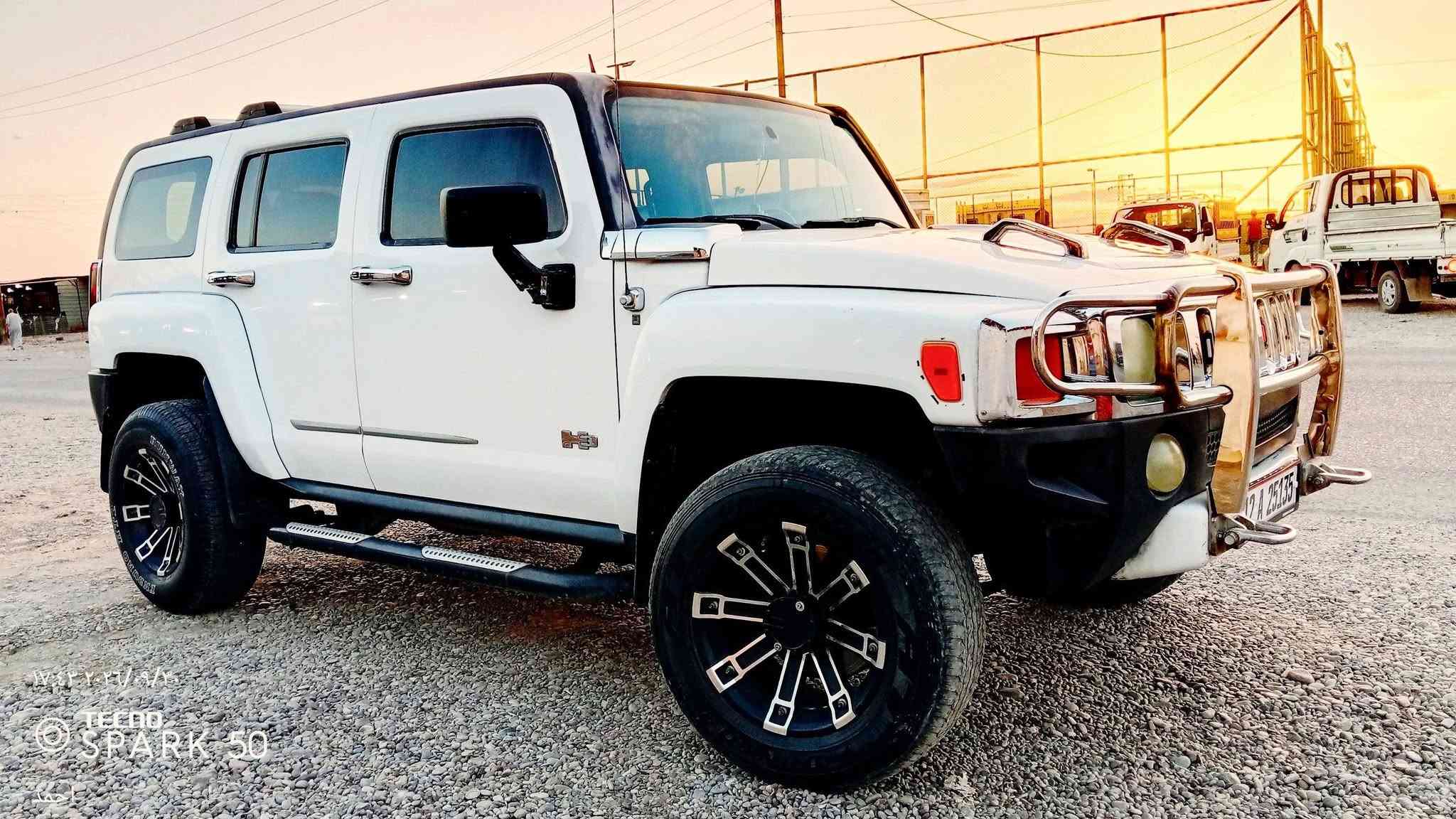 HUMMER H3 2007 همر للبيع
ماشيه 118 الف 
بيها بونيد صبغ ضرر امريكا 
وباب السايق طخه خفيفه بيه صبغ بدون دواخل
المواصفات :
- مكينة بلادي 3,500 قبغ اسود المرغوب
- داخل لون اسود
- شاشة تاب Android
- كاميرا خلفية
- ويل حجم 17 كروم اصلي
- سستم نيكلات
-سستم سماعات
مكينة كير  صدر جاهز و تبريد ثلج و تخم تاير جدد
نسنوى الرقم الجديد تحويل مباشر
العنوان/ القيارة قرية الشبالي   

***********

نص مكتوب في الصور:
- ٢٠٢٣/١٢/١٢ TECNO SPARK 50 احمد
- ١٧:٤٥ ٢٠٢٦/٠٩/٣٠
- TECNO SPARK 50
- احمد
- ١٧:٣٤ ٢٠٢١/٠٩/٠٣ TECNO SPARK 50
- 12/2
- OPPO
- PARK 50
- ١٤٣٢/٢٦/٨/١
- TECNO
- SPARK 50
- ١٧:٤٤ ٢٠٢٦/٠٩/٣٠
