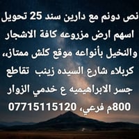 كربلاء • نص دونم • طابو 25