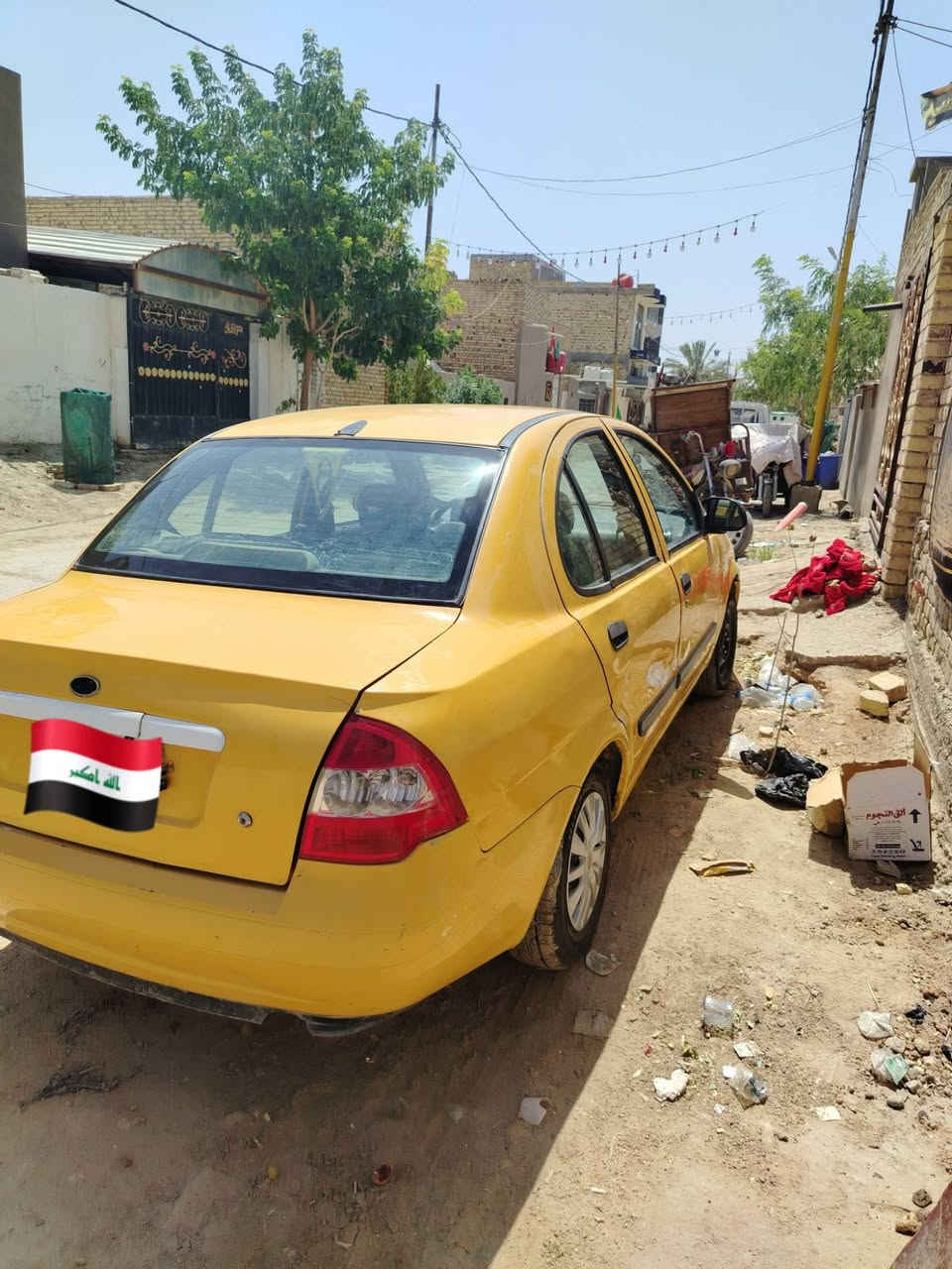 سلام عليكم سيارة طيبة 2015 مكفولة كير مكينة حدادية بيها ضربة بالجاملغ تخم تاير عنوان ديوانية حي الوحدة الثانية تحويل ثاني يوم السعر 30 وبيها مجال شي قليل الرقم ***********
