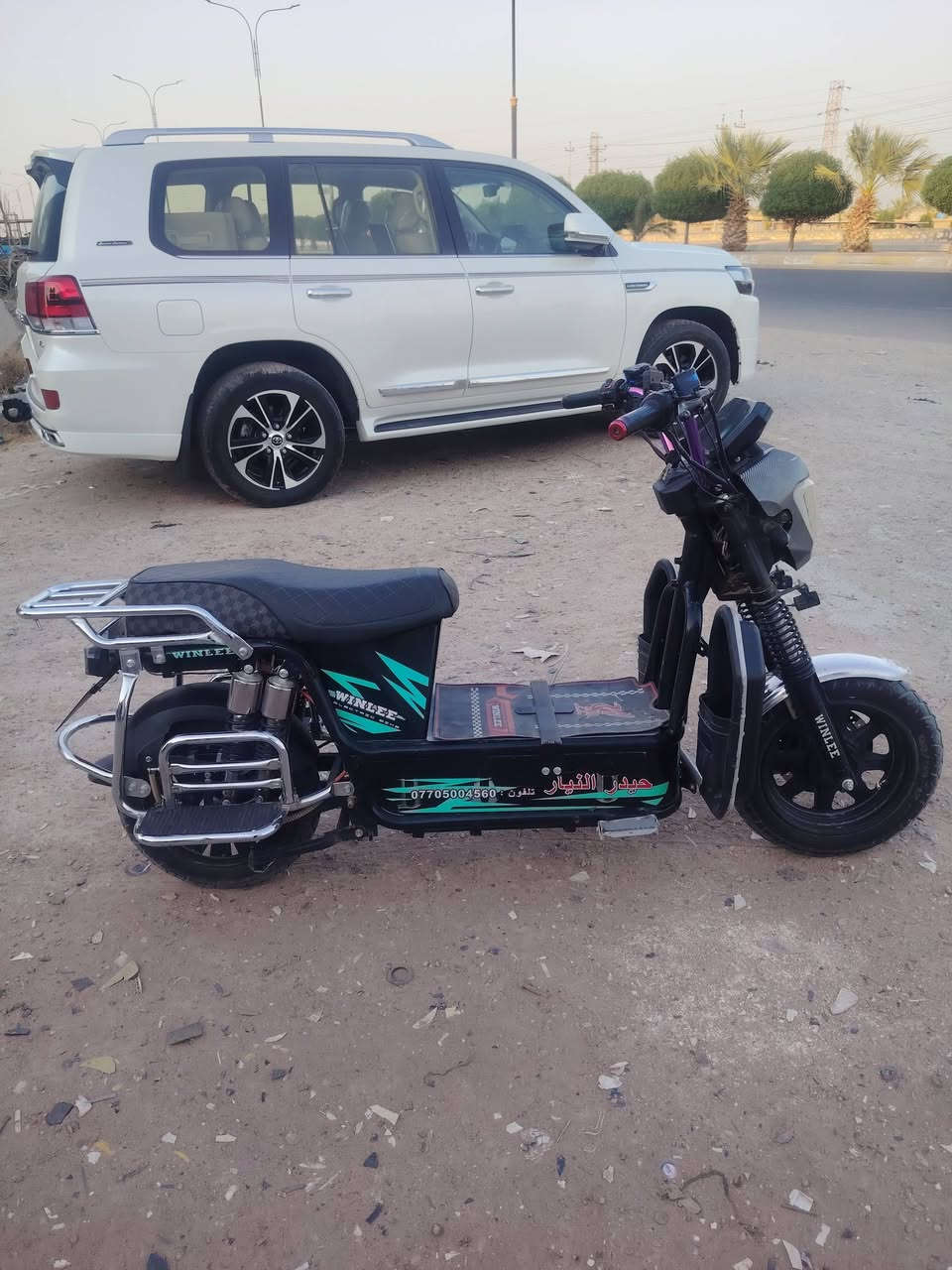 دراجه للبيع كلشي شغال البطاريات تخم ع الفحص الموديل 25 السعر 525 وبي مجال للشراي الفلوجه للستفسار اتصل *********** /***********
