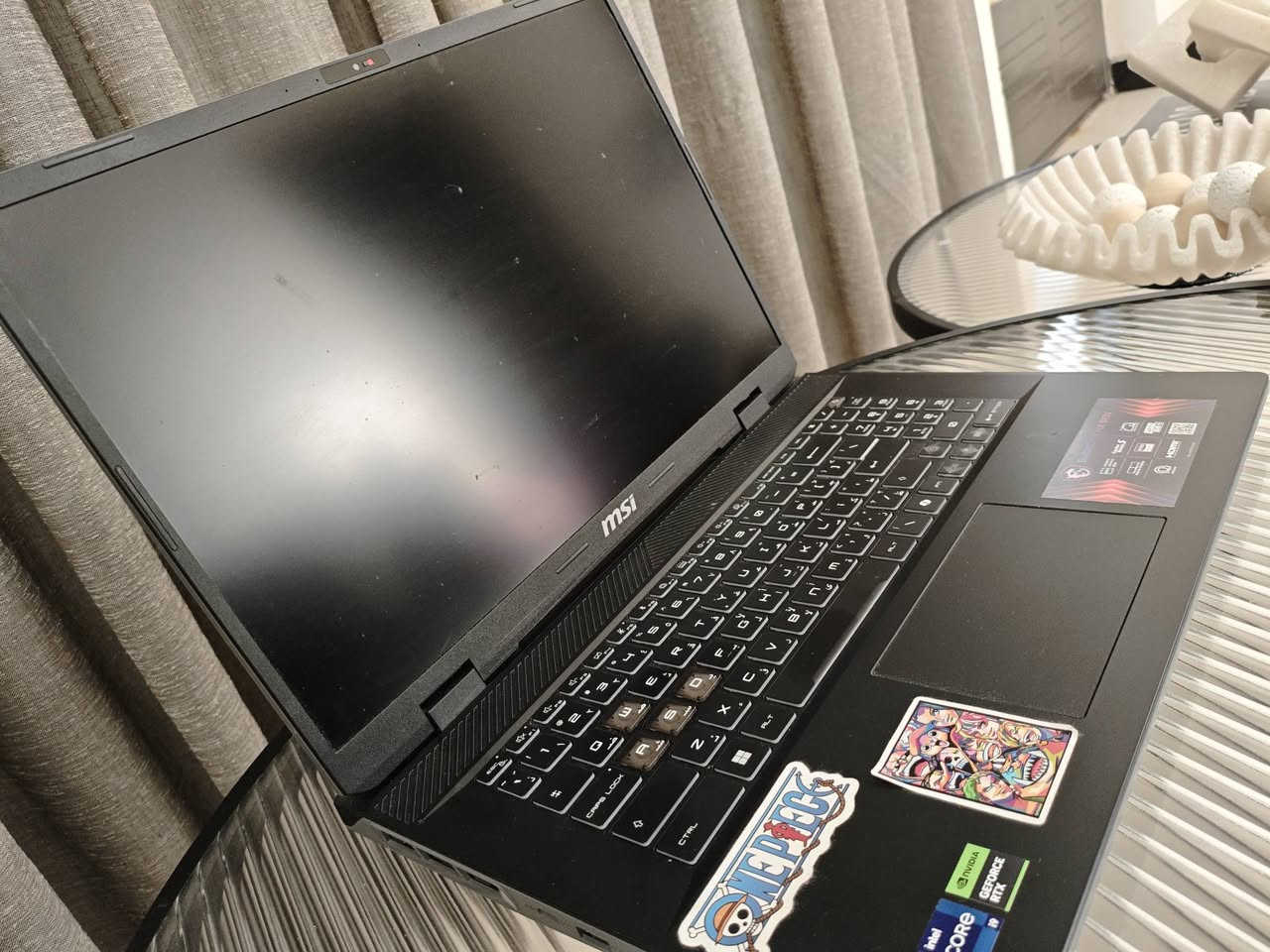 لابتوب msi
معالج i913980hx
كرت شاشة rtx40708gb
رام 23gb ddr5 4800
هارد 1tbssd
كيبورد فل rgb
مستعملة شي بسيط 
سعرها مليونين و700 الف 
***********4 متوفر واتساب
