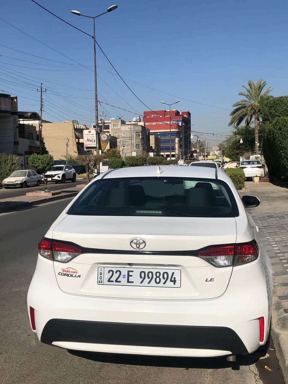 كورلا 2022 LE وارد امريكي
رقم اربيل
محرك 1800
سايد بريك بصمة
اوتو هولد
كامرة تحديد المسار
تحكم ستيرن
ايكو+ايكو تدفئة تبريد
شاشة تاب
باقي المواصفات معروفة
بدون ايرباك وبدون دواخل
ماشية 120 كم
السعر  145 $ 
رقم الهاتف
***********
