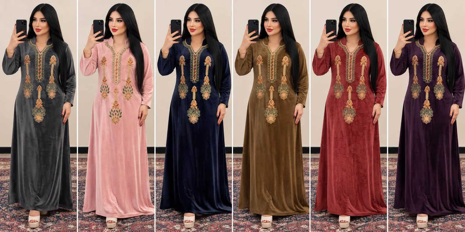 دشاديش نسائية • مخمل • جملة