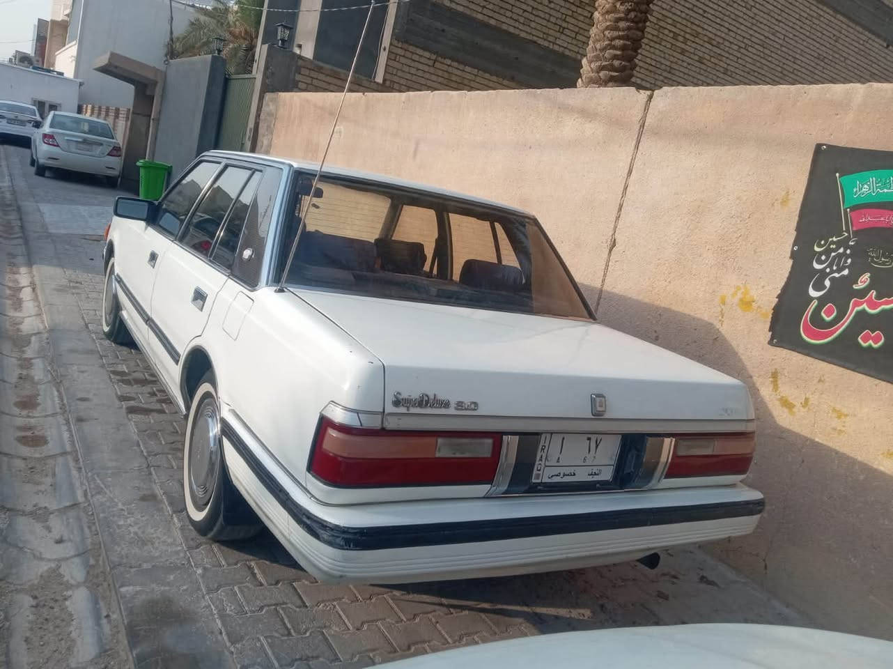 السلام عليكم
سوبر موديل 1985
رقمها مميز 67نجف بأسم راعيها 
للاستفسار ***********
