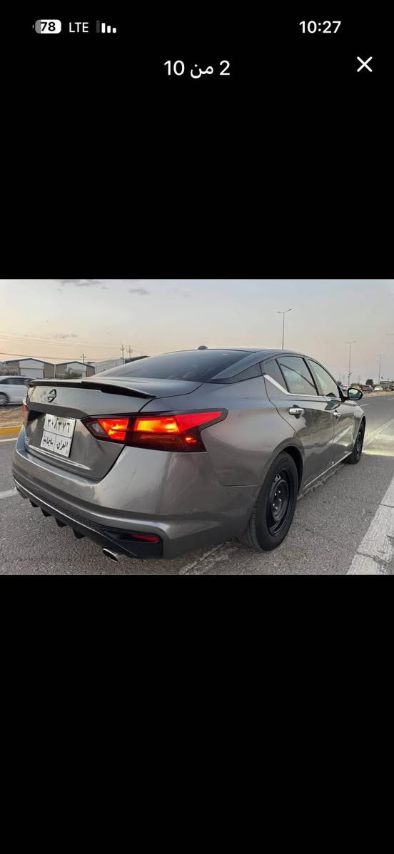altima 2019 s
فقد جاملغ بونيد بدون دواخل مواسفات s
يعني قطعتين 
و بدون مصرف 
سيارة شغال 
شاشة كبير 
بصمة
طايرات جديد 
و بشرط محرك كهربائي
تحويل
***********
سعر ١٢٦ مجال Singapore

نص مكتوب في الصور:
- 5 من 10
- 78 LTE 10:27 2 من 10
- 10 من 10
- 77 LTE 10:27 9 من 10
- 1 من 10