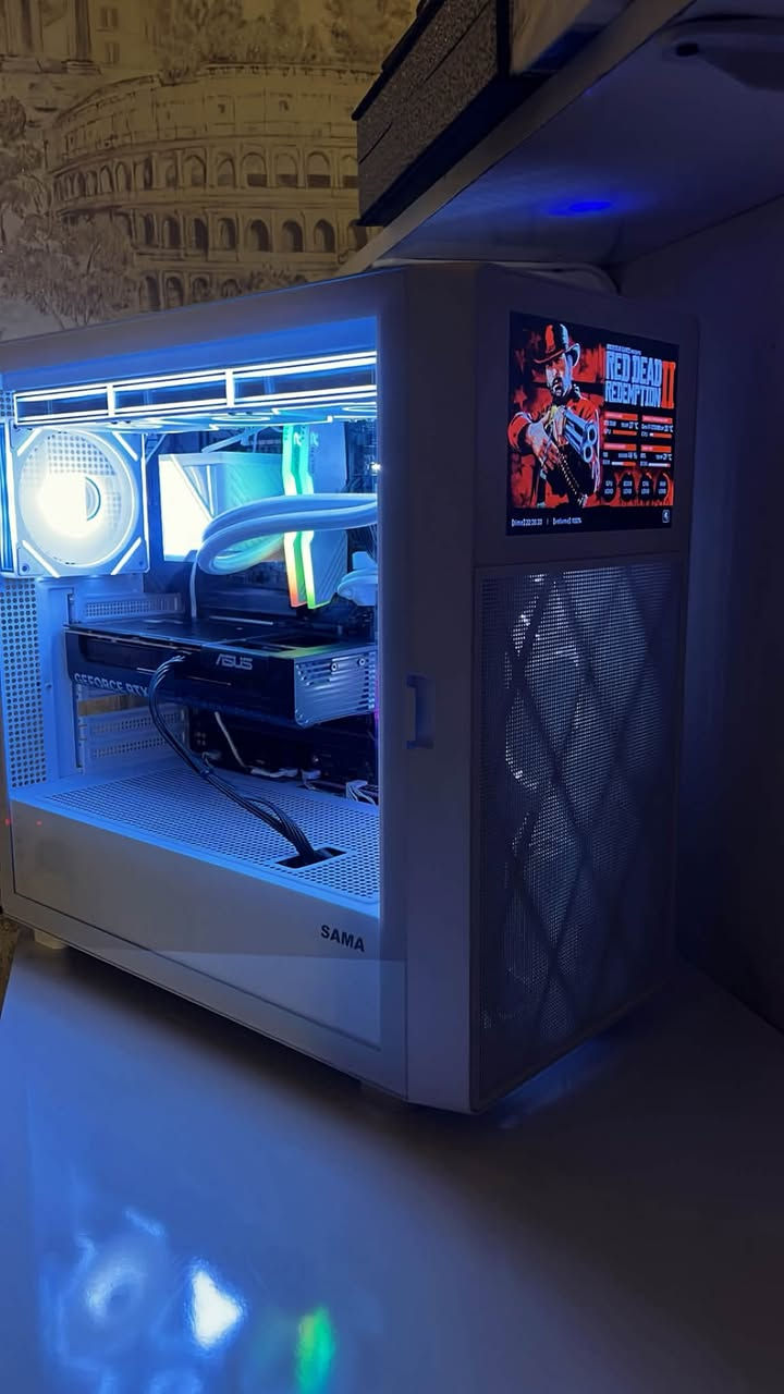 PC Gaming للبيع - مواصفات قوية
* CPU: Intel Core i7-13700KF
* GPU: ASUS Prime RTX 5060 OC 8GB - 3
Fans
* Motherboard: ASUS TUF Gaming B660-Plus
WiFi
* RAM: 16GB (2x8GB) T-Force RGB 3600MHz
* SSD: Kingston 1TB
* Cooler: Jungil Stellar R5 360 ARGB - 360mm
* PSU: DeepCool 750W 80+ Bronze - White
* Case: SAMA V Plye ARGB - White
الpc كلش نضيف وحرفيا ما افتحه وشرط بإيدك
تفحصه
السعر 1,850000 وبيها مجال
المكان بغداد الحارثيه
للتواصل ***********
