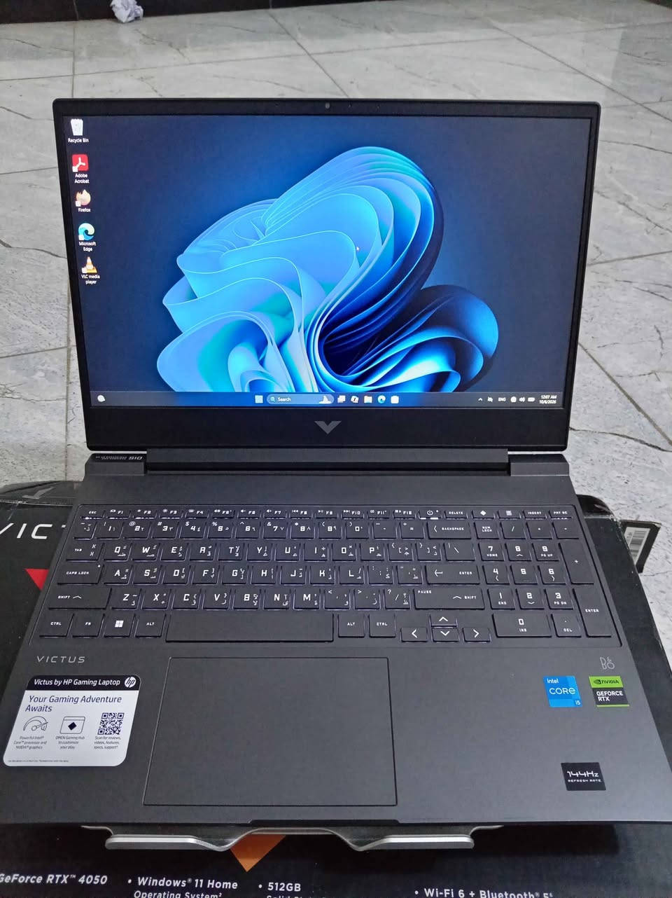 HP Victus • RTX 4050 • رام 16GB