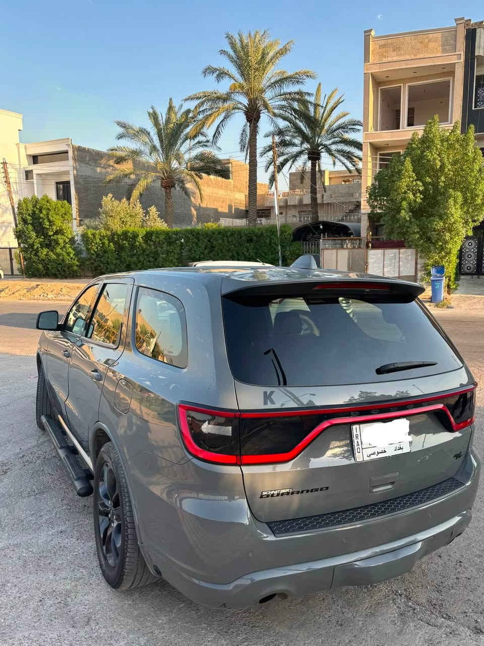 2021 DODGE DURANGO R/T
دوج دورنكو موديل 2021. ارتي

المحرك :V.8 .5.7L .

العداد :94.301 كيلو 

اللون. :اسمنتي داخل احمر بلادي

المواصفات :

مصابيح امامية زنون .

مصابيح امامية مع LED .

تشغيل عن بعد .

ويل قياس 20 أنج .

صندوق كهربائي .

بلوتوث تلفون .

محدد سرعة .

حساسات مع مانع تصادم خلفي .

كاميرا خلفية .

كير شفتر ستيرنك .

تدفئة المقاعد .

تبريد المقاعد الامامية

مقاعد جلد . Vip

مقاعد امامية كهرباء

ذاكرة لحفظ وضعيات الجلوس (ميموري).

استيرن كهربائي وتدفئة بالستيرن. اخوان السيارة فول مواصفات رادار امامي 

سياره بيها منضومة غاز يعني انسى صرف وعطلات واقتصادية

عنوان : بغداد 

***********

سعر 24.000 بيها مجال ترهم مراوس حسب قناعة
