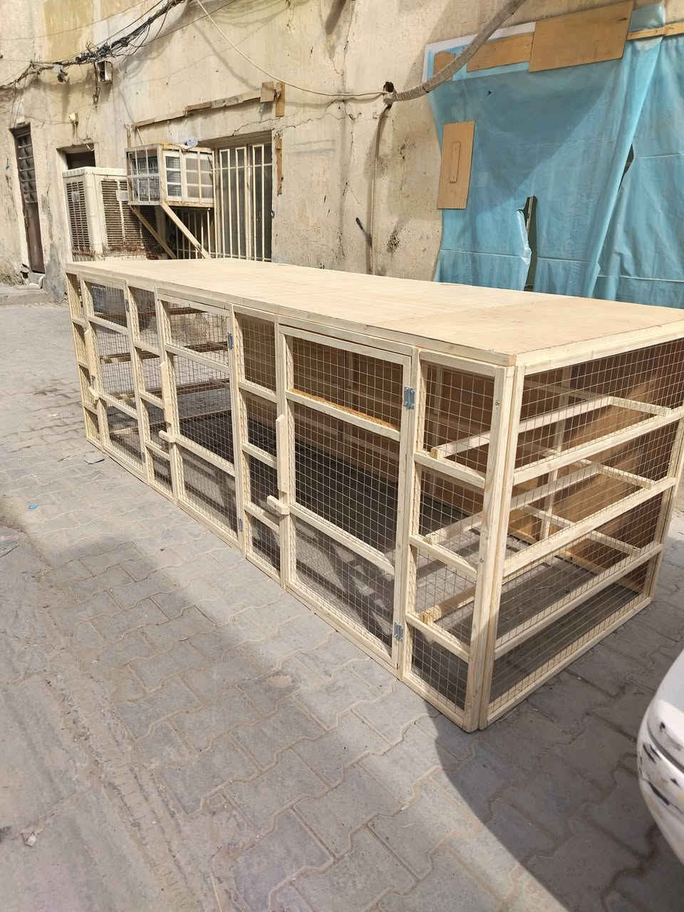 قفص شغل • ٣٠٠×١٠٠×١٠٠ • ثلاث أبواب