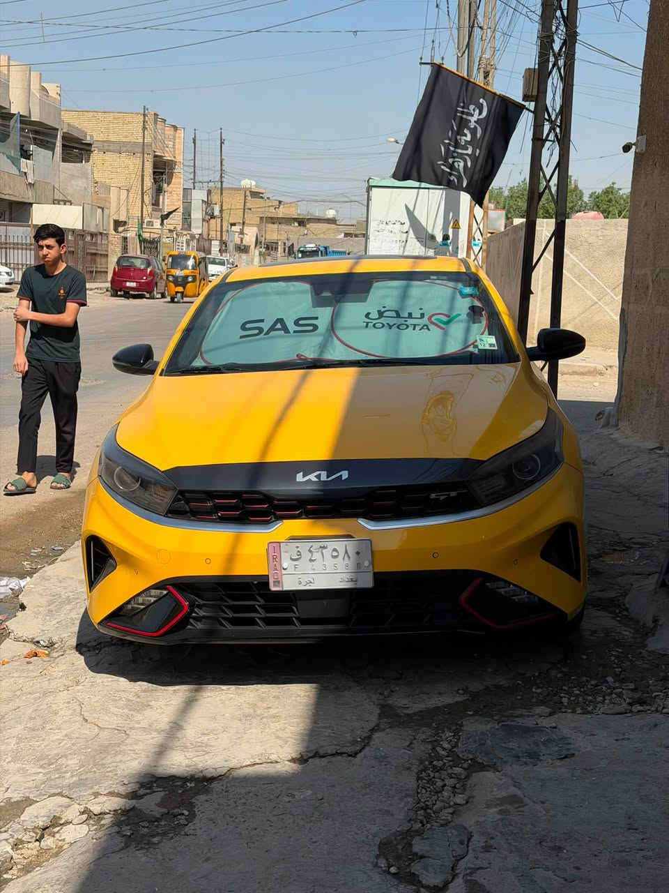 السلام عليكم كيه فورتي مديل 23للبيعا السياره جديده معنه الكلمه
ماشيه 83السياره فول منظومه غاز ومنظومه تبريد جديده حادذهه كلش بصيط للتصال ***********

نص مكتوب في الصور:
- carsbidshistory.com