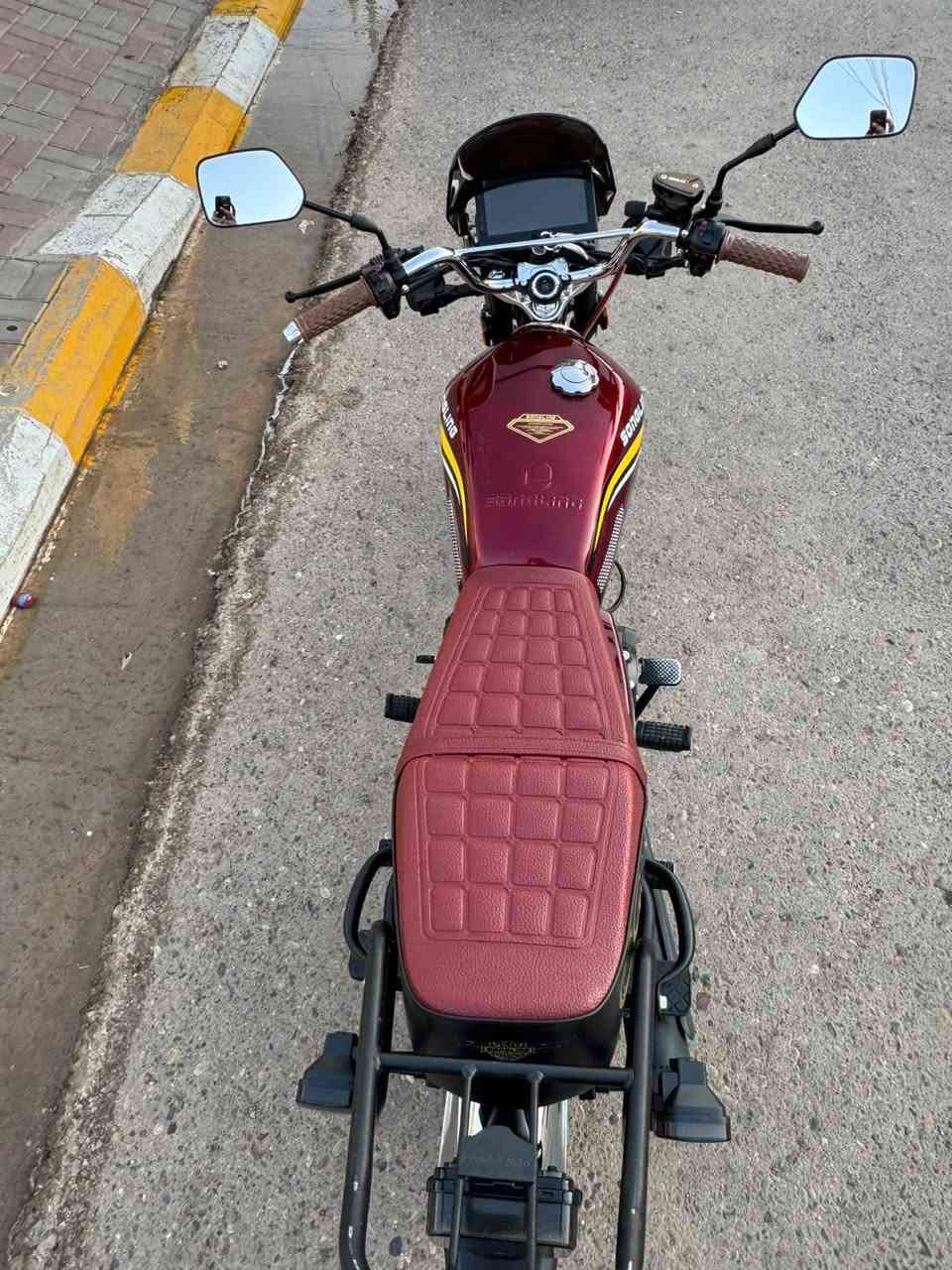 سلام عليكم ايراني موديل 26 محرك 200cc بعده طك كورتون صالي شهر من شديته مكاني تأميم سعر مليون بي مجال سويجات 2 بصمات 2 ورقه منفيس ‏‪***********‬‏

