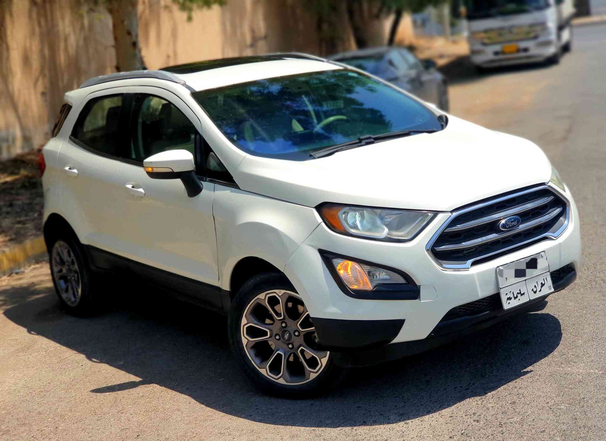 FORD eco sport ــ TITANIUM 
مودیل 2019
المسافة المقطوعة 90 mile ـ ماوەی ڕۆیشتن
مواصفات TITANIUM فول فول
سقف بانوراما
2 قطعة صبغ بدون دواخل (جاملغ امامی  + بونیت)
ایرباگ ستیرن و برده سیستم 
محرک 4 سلندر ، مامفتوح بشرط
دبل اکسل AWD
کامیرا و شاشە كبیرة
بصمة تشغيل
مقاعد جلد و کهربائي و خزن
مقاعد امامیة هیتر
ستیرن هیتر
سماعات نظام sony
کود بالباب
تحکمات ستیرن فول
شفتات بالستیرن
لایت اوتو
لایتات فول LED 
کیر ـ محرک ـ تبرید ـ تحویل بشرط
علیها غرامە ۱.٤۰۰.۰۰۰ الف دینار مرجوعة
سعر : 95 ورقە و مجال قلیل
مکان السیارە : اربیل
***********
واتساب + فایبر
