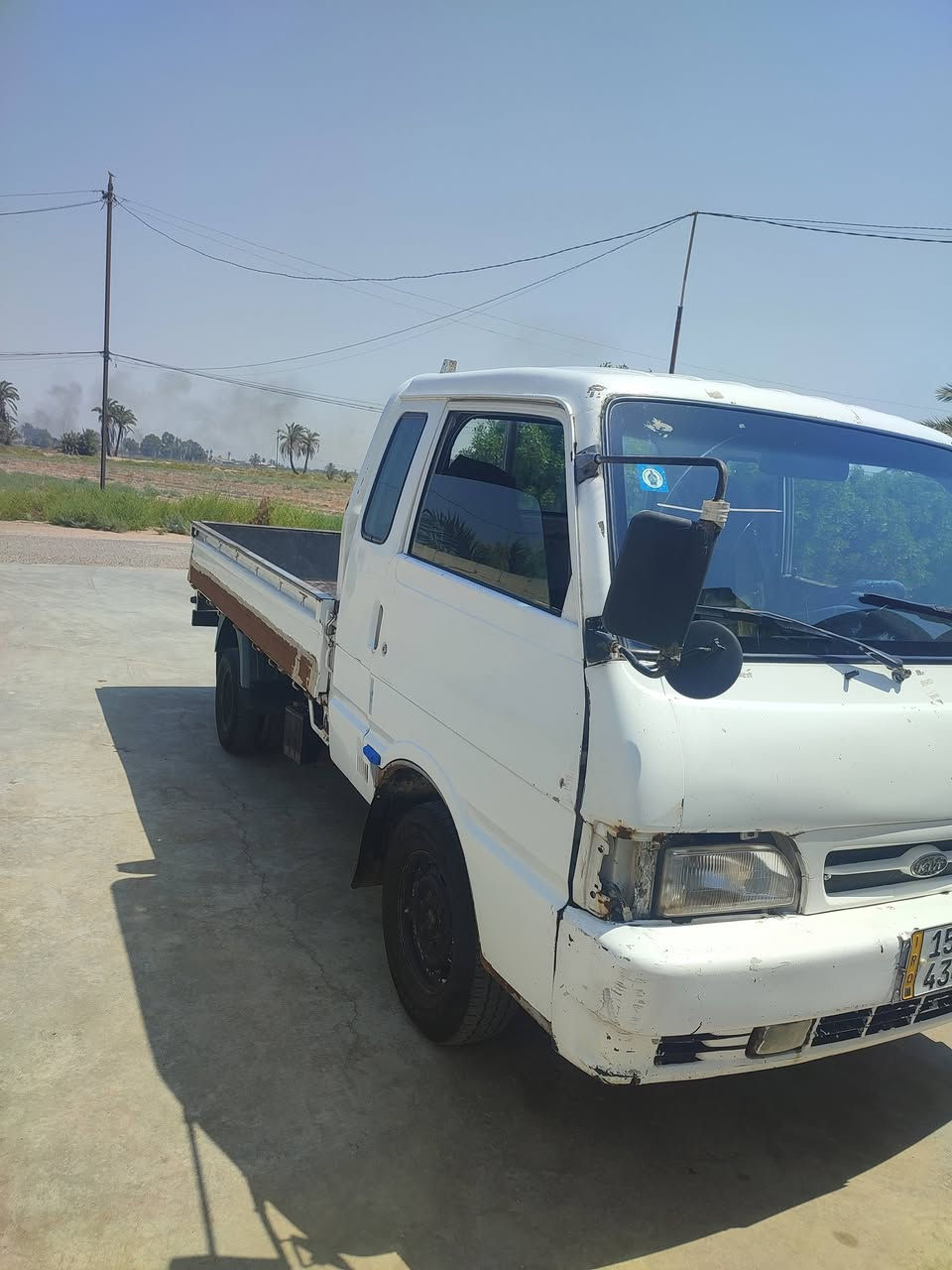 سلام عليكم كيا بنكو ١٩٩٥ رقم انبار دولي  مشروع وطني  محرك  بدايه تبخير  كير و اكسل خير من الله .. رقم الشاصي شعار  سعرها ٤٥ وبيها مجال مكان بغداد اليوسفيه 
***********

