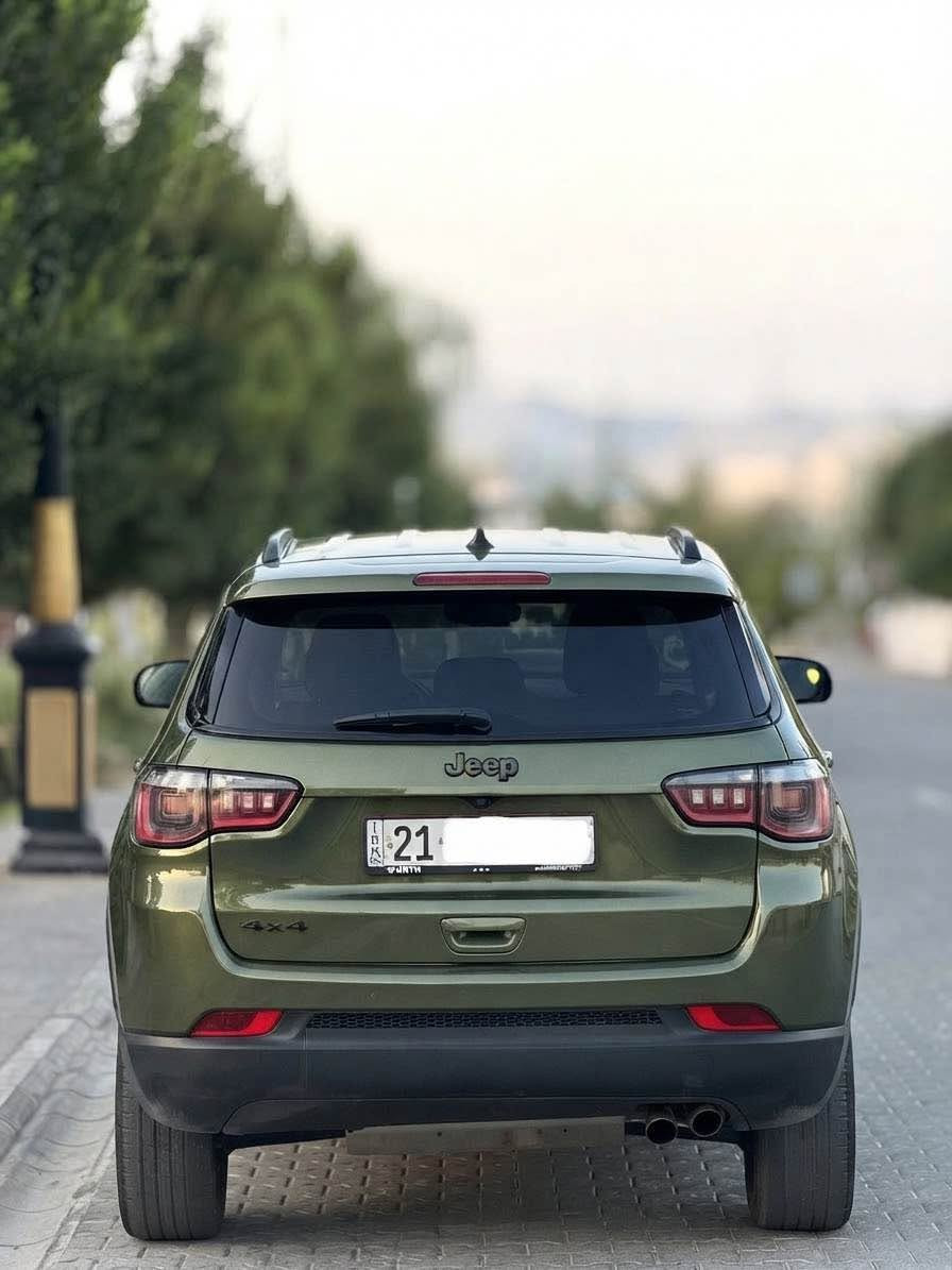 Jeep compass 2018
 ٢پارچەو پەڵەیەکی بۆیاخە بەبێ ناو گرتن تازە سیرڤسی کامل کراوە یەک دینار مەسرەفی تیا نیە  کوشن جلدە بەسمەیە  ئۆتۆ ستار ستۆپ زۆر مواسە فاتی تر 
سعر /١٠٧وەرەقەو مامەڵەیەکی زۆر کەم 
ژم/*********** 
ژم/*********** السليمانية, العراق
