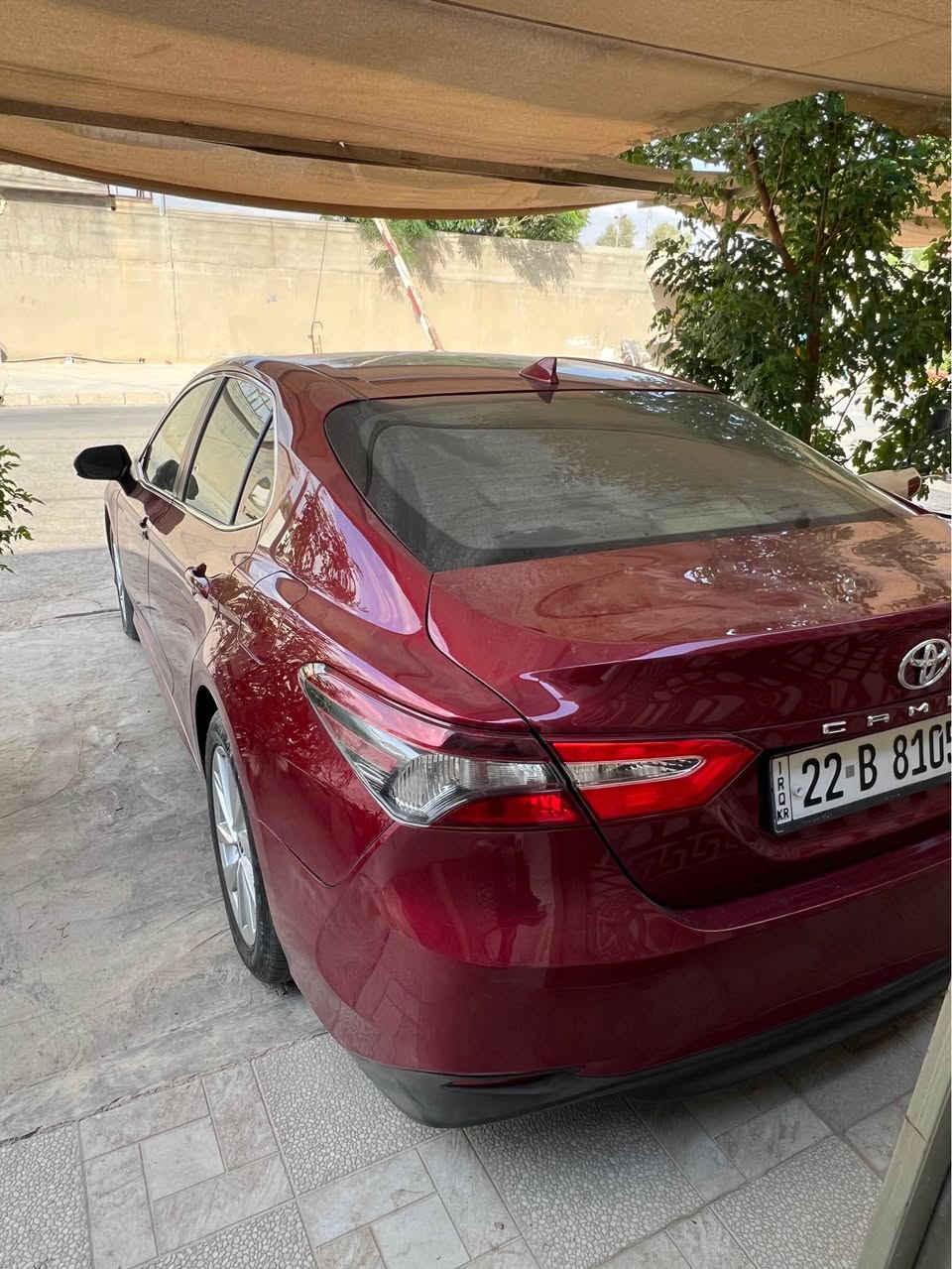 كامري موديل 2021
ضرر فقط جاملغ خلفي وصندوق 
بدون دواخل بشرط 
ماشي 71
بأسمي. 
*********** كركوك, العراق
