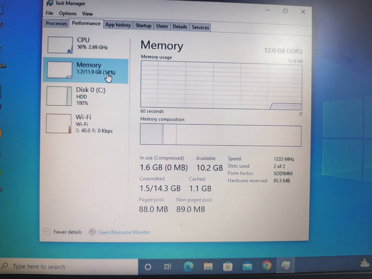 HP i7 جيل٢ • رام ١٢ • دكمة التشغيل
