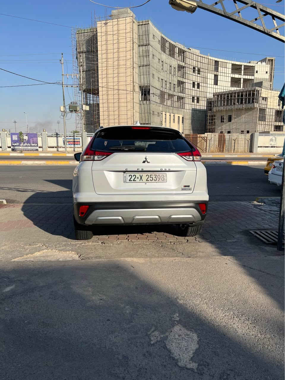 کوردی / عربي

براند: ميتسوبيشي
مۆدێل: كروس ايكلبس
ساڵی: 2024
بزوێنەر: 1.5L
گێڕ: ئوتوماتيك
سوتەمەنی: بينزين
دۆخ: موستعمل
ماوەی ڕۆیشتوو: 9000 KM

***********
——
النوع: ميتسوبيشي
المودیل: كروس ايكلبس
سنة الصنع: 2024
المحرک: 1.5L
ناقل الحرکة: اوتوماتيك
نوع الوقود: بنزين
الحالة: مستعمل
عدد الأمیال: 9000 KM

*********** كركوك, العراق
