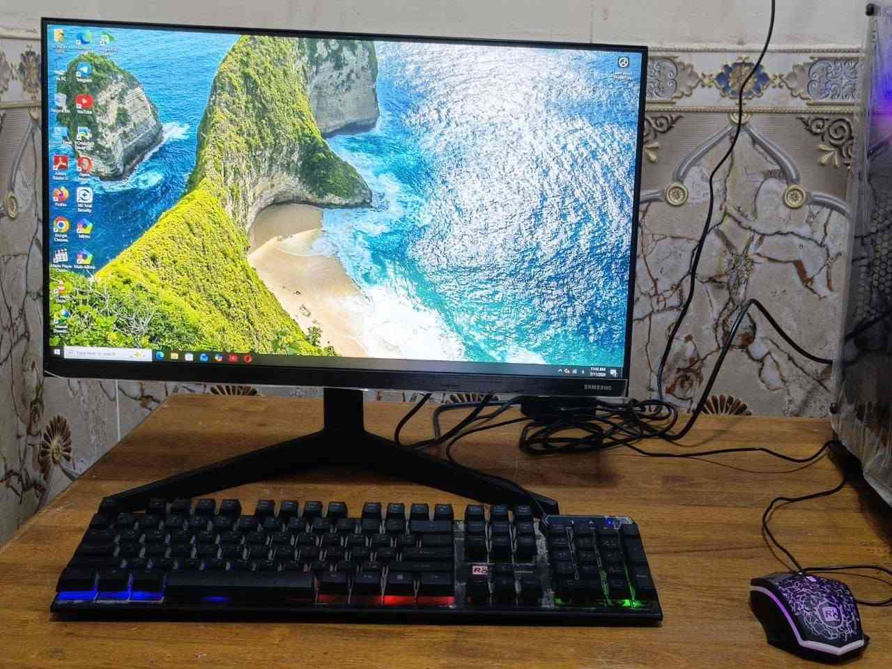 i5-10400F • 16GB DDR4 • شاشة سامسونج 24
