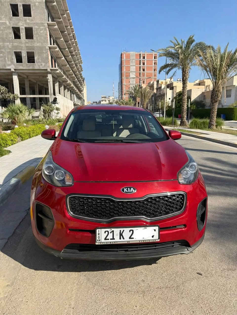 كيا سبورتج 2017  وارد أمريكي
ضرر  بنيد فقط سونار مرافق  وصور الحادث ماشيه 80 محرك 2400 تبريد قطعتين  
رقمها سليمانيه باسمي رايدها 132  
***********
