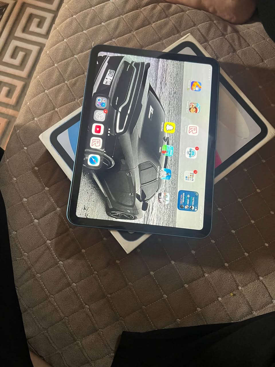 لا توجد تفاصيل

نص مكتوب في الصور:
- حول
- الاسم
- اسم الطراز
- رقم الطراز
- الرقم التسلسلي
- iPad (2)
- iPad (A16)
- iPadOS iPad
- MD4A4HN/A
- JFVT3WJGHO
- الأغاني
- الفيديوهات
- الصور
- التطبيقات
- السعة
- متوفرة
- ٣
- ٢٤
- ١٢٨ غ.ب.
- ١٠,٧٥ غ.ب.
- تحديث ٣:١٩ م الثلاثاء ٢٧ أيلول
- يوجد تحديث للبرامج
- بحث
- إعدادات ومميزات أخرى
- SAF
- Wi-Fi
- Bluetooth
- VPN
- البطارية
- عام
- تسهيلات الاستخدام
- البحث
- الشاشة الرئيسية ومكتبة التطبيقات
- الكاميرا
- نمط الطيران
- غير متصل