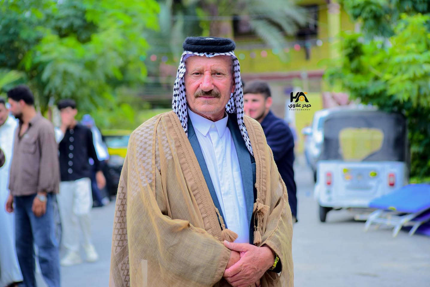 جلسة صورية • الشاعر ابو سيف • حيدر علاوي