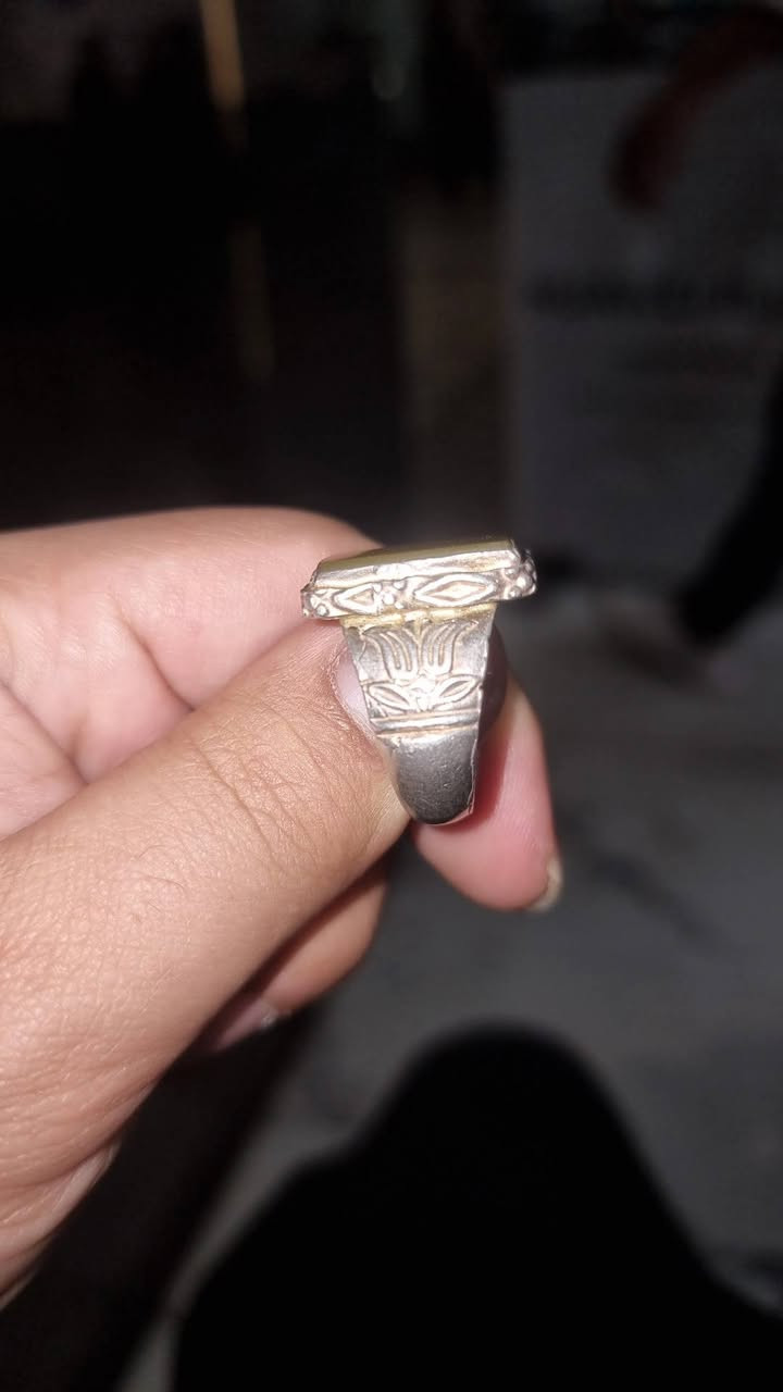 سبحه • محبس فضه • عقيق اصفر