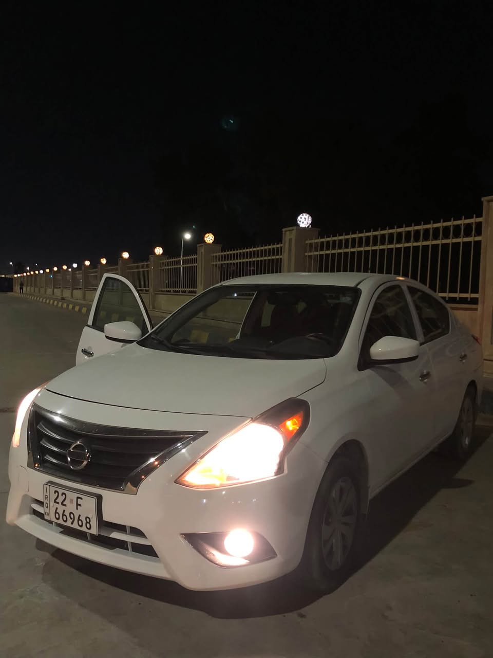نيسان فيرسا 2019
 السعر ٨٩ $ قفل 

ماشية ٦٦ الف
محرك ١.٦ L
كير cvt
تحكمات ستيرن 
مثبت سرعة
الجامات محور كهرب من اخذتها
شاشة بلادي
كامرة بلادية
جناح خلفي
كبات
السيارة نظيفة جداً مال جناي 
الهزة ل ٢٠٢٧ شهر ٥
السنوية ل ٢٠٣١
السيارة باسمي شرط التحويل

كفاله عدا ضرر من امريكا بكد الصينية بالسقف صبغ ببداية السقف فوق النفر 

وبيها بالعراق الدوسة مال سايق  صبغ
والسيارة بيها كم بارد ما يبينون بالعين الا بالسونار  
السيارة مبدللها دهن مال كير مال شركة مال الوكالة السور للاستفسار ***********
