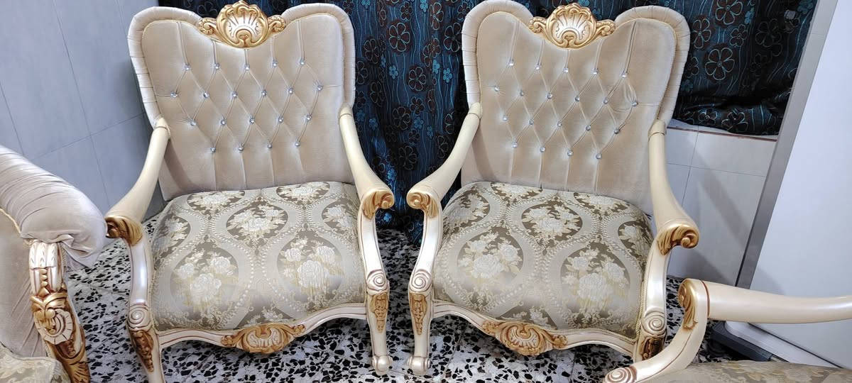تخم زان كلاسيكي ملكي دزاين ايطالي ١٠ مقعد مع ميز طعام جديد ***********
