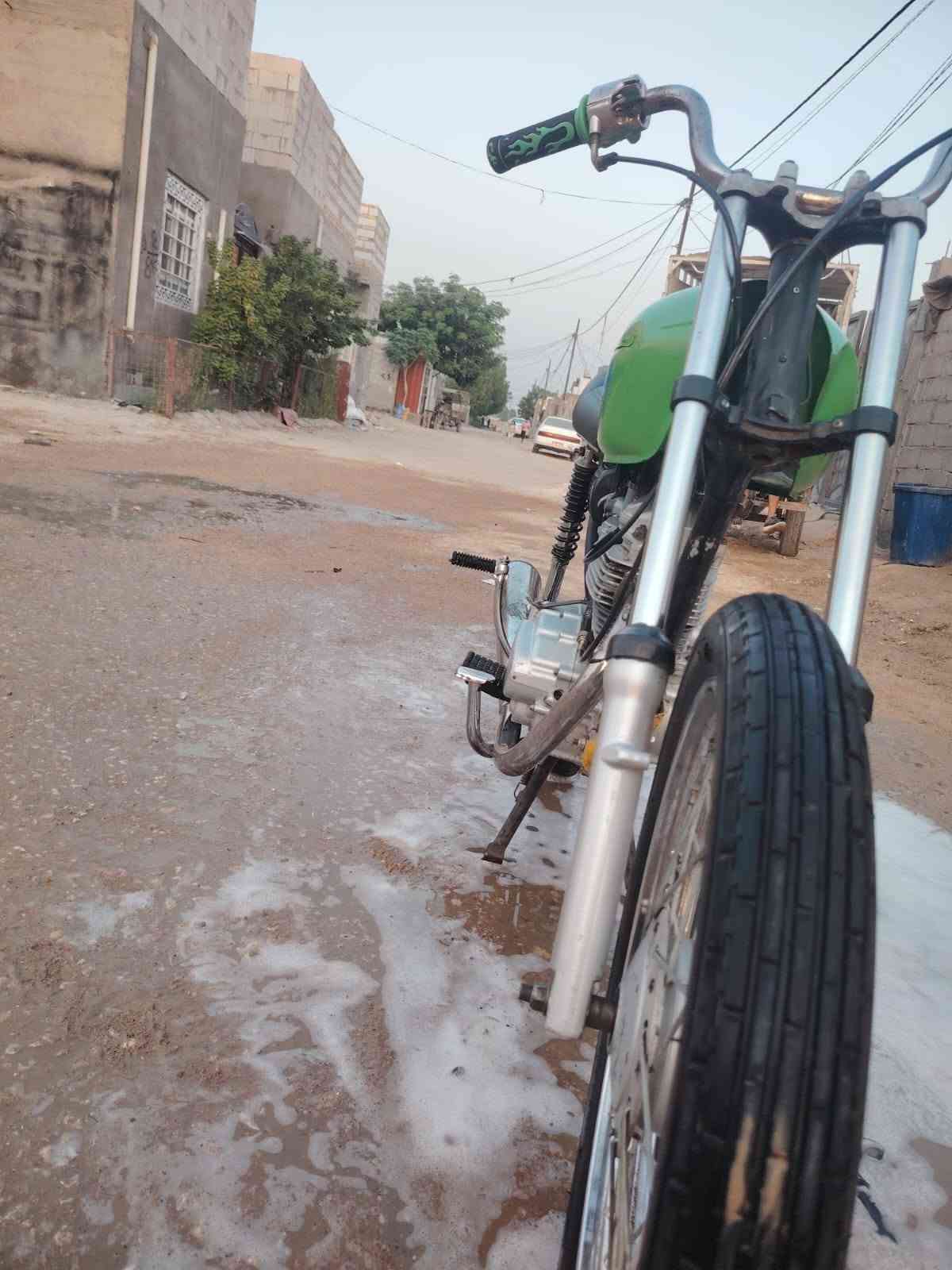 البيع دراجه جديده شلعه ومعدل دراجه نضيفه شوفت عينك حله موديل 22 دراجه تعمير جديد مكينه جديده شلعه ومعدل مكاني نجف سعر 300 وبيه مجال الطيبين *********** خادم الطيبين

