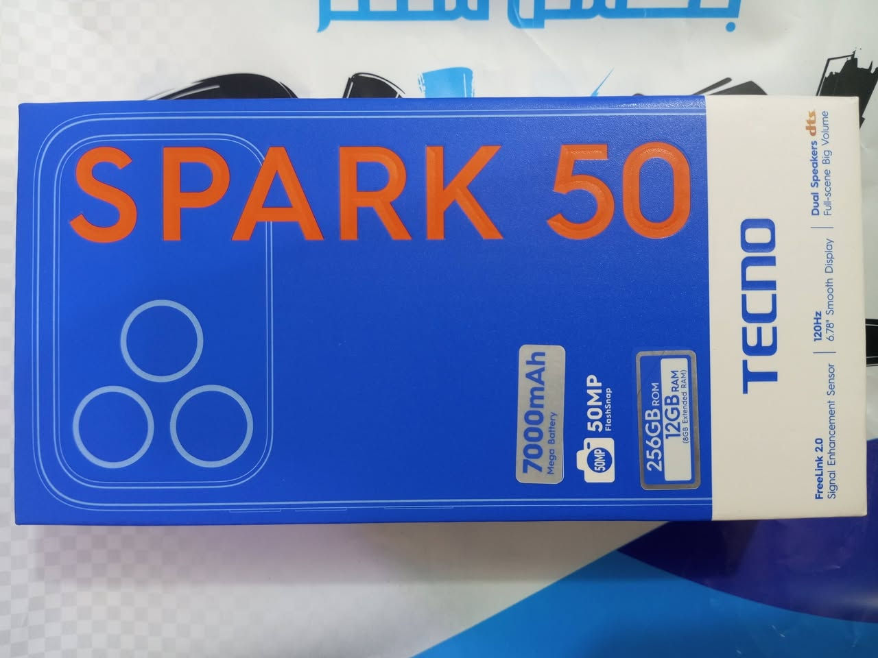 تكنو سبارك ٥٠ • مستخدم ٣ ايام • نظيف ١٠/١٠