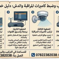 تركيب كاميرات • تركيب دش • برمجة DVR