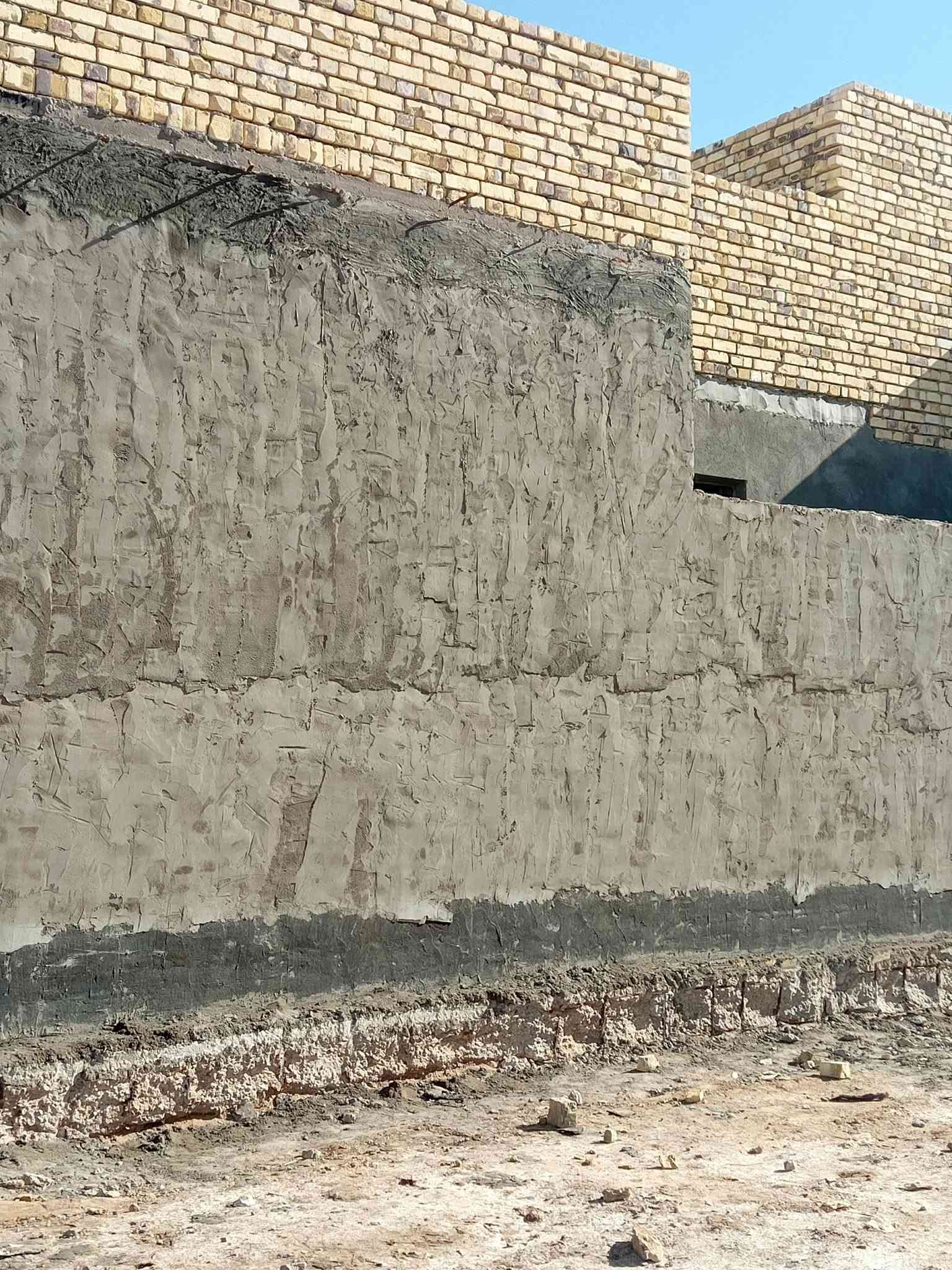 لبخ • تشميع خارجي • داخل العمارة