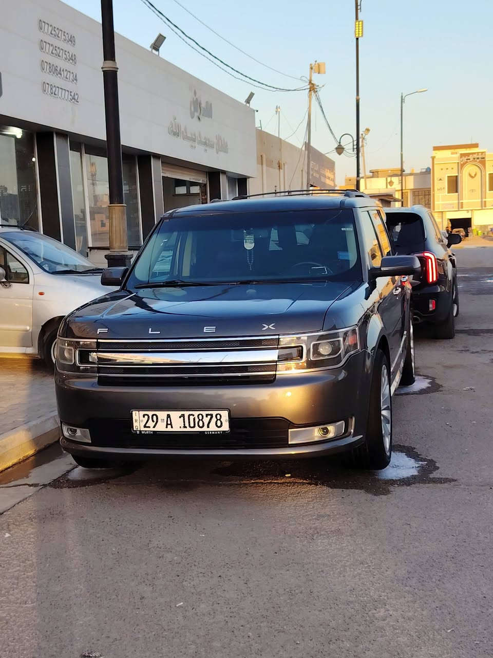 فورد فليكس لمتد 2019 سبعة راكب
كير اوتو محرك ٦ سلندر صندوق كهرباء تبريد مركزي شاشة سوني مع نظام صوتي سوني  كشنات تدفئة تبريد سبيرمنازل
تخم تاير نيكسون جديد رقم بغداد دولي باسمي تخم تاير جديد وباقي المواصفات معروفة انارة داخلية سياره جديده حادثها جاملغ مصبوغ او بنيد
سعرها 155 بيها مجال للشراي
***********
