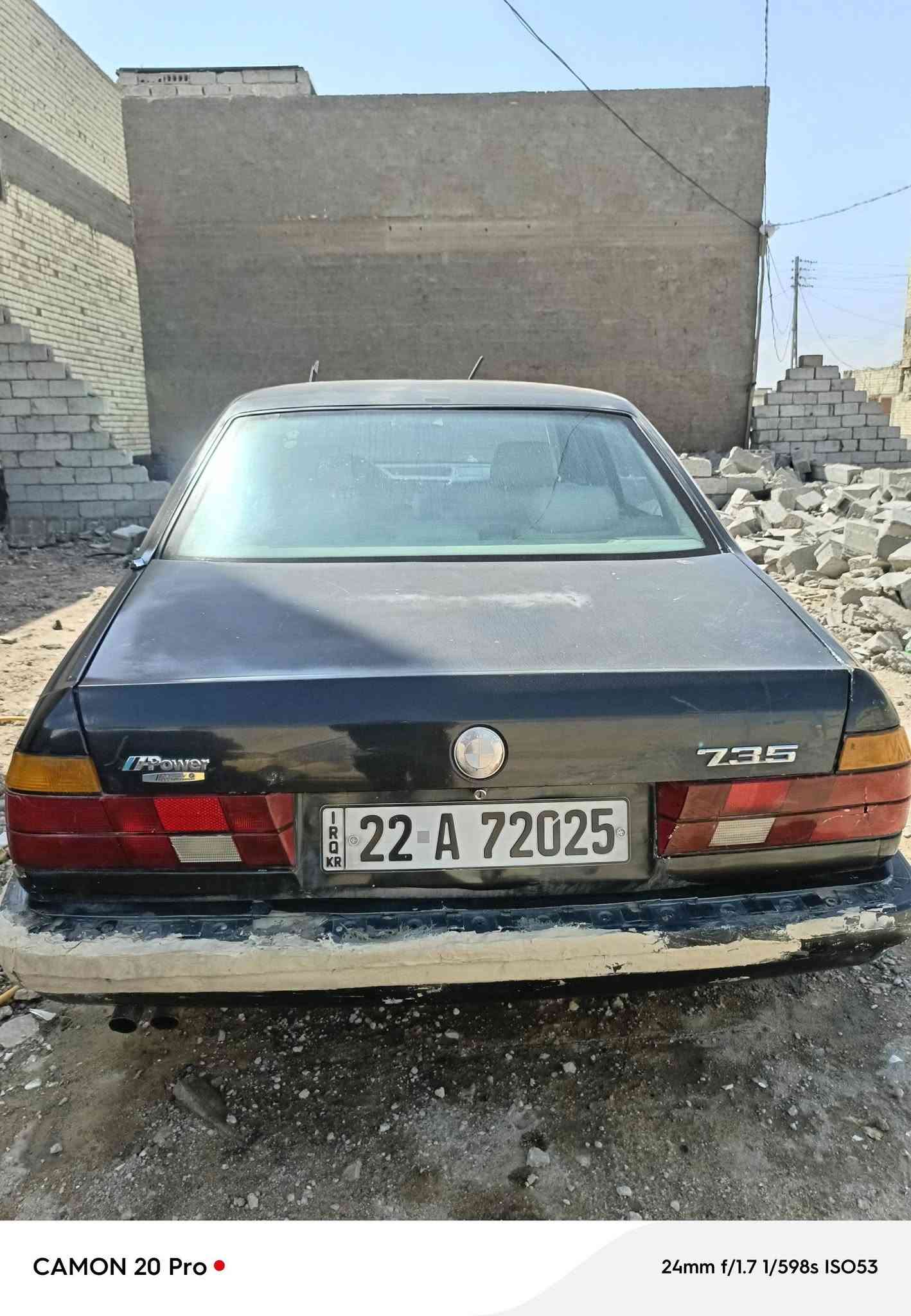 سلام عليكم
Bmw موديل 1992
سياره جاهزه من كلشي مواصفاته فول فتحه دبل جام اربع جام كهرباء 
كهربائيات كله شغاله تبريد ثلج 
السعر 45 وبيه مجال  رقم دولي اربيل تريد تداور تريد وكاله
مكينه بلادي  كشنات كهربائي السياره ما عايزه غير بس دعاميه          مكان السياره نجف حي النداء 
***********

نص مكتوب في الصور:
- CAMON 20 Pro 24mm f/1.7 1/1042s ISO51
- CAMON 20 Pro •
- 24mm f/1.7 1/847s ISO50
- 24mm f/1.7 1/252s ISO50
- CAMON 20 Pro • 24mm f/1.7 1/197s ISO50
- CAMON 20 Pro 24mm f/1.7 1/982s ISO54
- 24mm f/1.7 1/517s ISO52
- CAMON 20 Pro • 24mm f/1.7 1/598s ISO53
- CAMON 20 Pro • 24mm f/1.7 1/247s ISO50
- 24mm f/1.7 1/598s ISO51