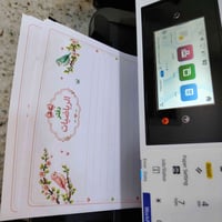 طابعه ايبسون C800 للبيع قبل شهر ونص اخذتها تطبع بالدقيقه 25 ورقه حقيقي...