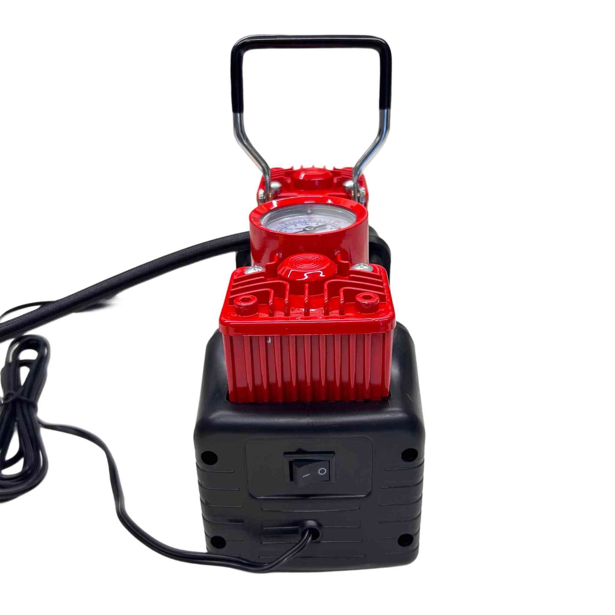كمبريسر هواء محمول Bihart للسيارة 12V – ضغط قوي حتى 150 PSI

• كمبريسر هواء محمول من Bihart مصمم لنفخ إطارات السيارة بسرعة وسهولة، بحجم  وأداء مناسب للاستخدام داخل السيارة.

• يعمل على DC 12V ومناسب للاستخدام عبر منفذ 12V في السيارة.

• يوفر تدفق هواء أقصى 85 لتر/دقيقة لسرعة أفضل في النفخ.

• يدعم ضغط تشغيل أقصى 150 PSI مع إعادة تشغيل حتى 200 PSI.

• مزود بـ خرطوم هواء بطول 6.5 مع عداد ضغط ومشابك نحاسية صلبة.

• يحتوي على إضاءة LED ساطعة مع تشغيل سهل وتقنية ثبات أثناء الاستخدام.

• يتضمن حماية حرارية أوتوماتيكية للمحرك ضد ارتفاع الحرارة، مع حقيبة حمل قوية مرفقة.

• العلامة التجارية: Bihart
• نوع المنتج: Air Compressor / كمبريسر هواء محمول
• نوع الطاقة: DC 12V
• أقصى تدفق هواء: 85 لتر/دقيقة
• أقصى فولتية: 13.8V
• أقصى سحب تيار: 30A
• أقصى ضغط تشغيل: 150 PSI
• أقصى ضغط إعادة تشغيل: 200 PSI
• أقصى حرارة محيطة: 60°C
• أدنى حرارة محيطة: -55°C
• زمن التشغيل الأقصى: 40 دقيقة عند 40 PSI
• درجة الحرارة لزمن التشغيل: 24°C

راسلنا خاص او اتصل على رقم *********** 
موجود فديو في العليقات ايضاً

السعر  30 الف وتوصيل مجاناً وضمان 6 اشهر
