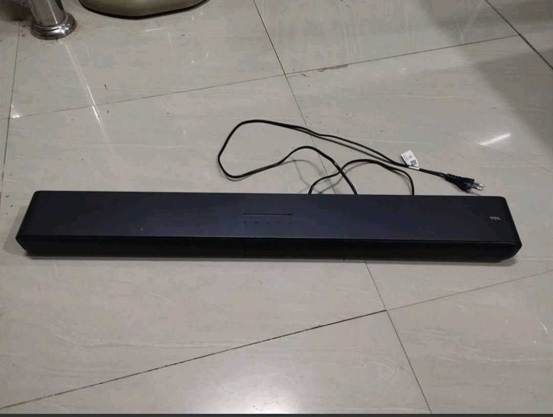 السلام عليكم 
ساوند بار TCL 
100W
جهاز صوته كلش حلو 
بلوتوث نضام صوت دولبي اتموس 
يربط ع بلازمه 
جهاز للبيع 
مكاني الغزاليه 
سعر 99 بي مجال بسيط