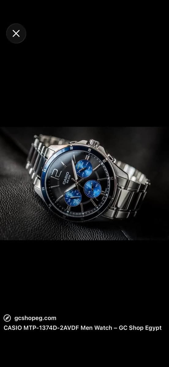 السلام عليكم 
وصلتني هاي الساعة كاسيو هدية اصلية هي من casio iraq وعندي نفسها بالضبط واريد ابيعها كاملة هي والعلبة وكارت الضمن وكامل ملحقاتها
الي يحب يشتريها يتواصل وياية على هذا الرقم
***********
سعرها 125 وبيها مجال بسيط
