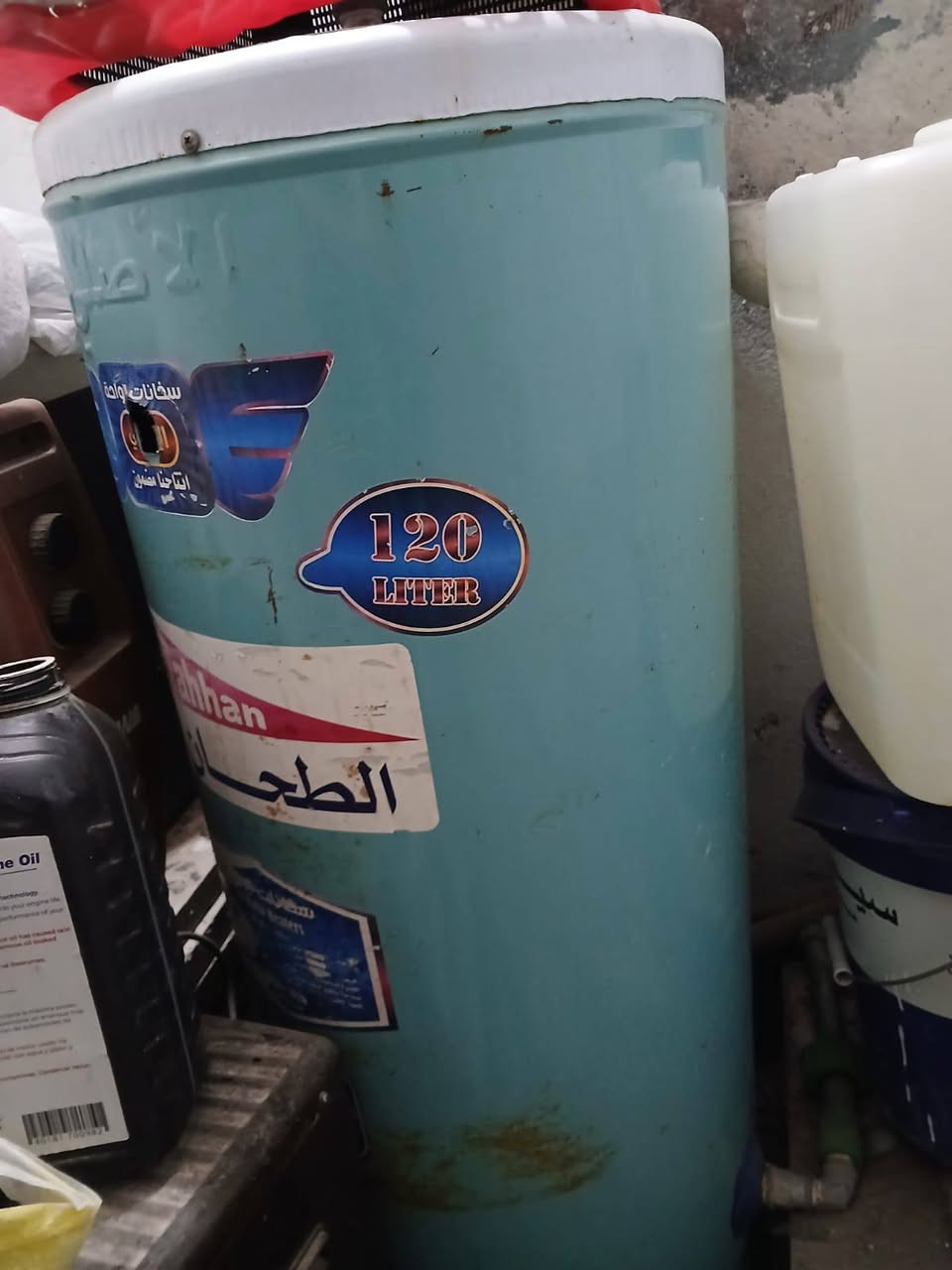 سخان ١٢٠ لتر • موسم واحد • براد ماء حار وبارد