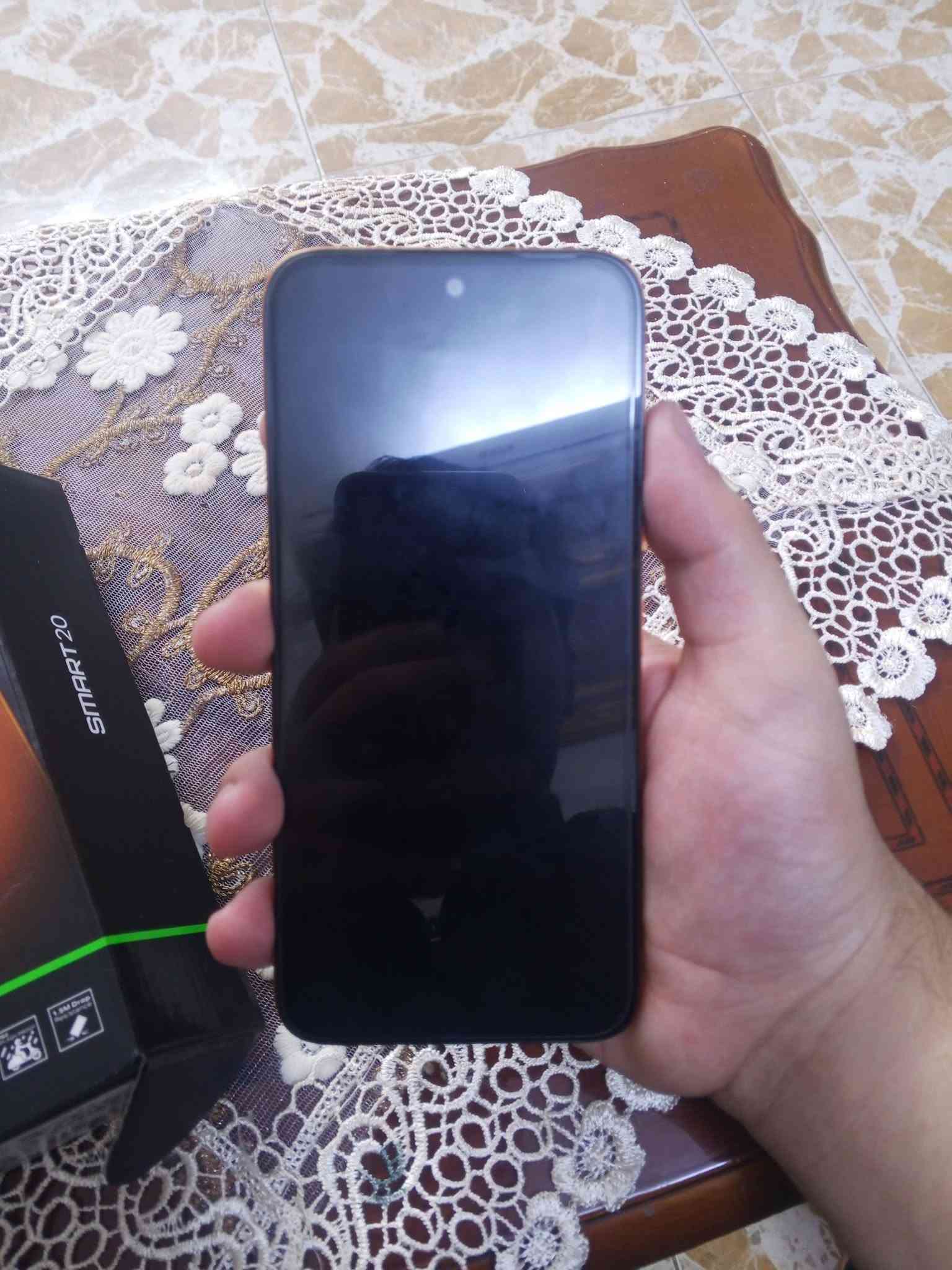 السلام عليكم lnfinix SMRRT 20 
ذاكره 128 8GB RAM
الجهاز استخدمته شهر جهاز على حاله الوكاله جديد لا مستبدل من اي شيء جهاز على وضع الشركه يدعم ذكاء اصطناعي وبطاريته ٥٢٠٠mAh
استخدام الجهاز كلش قليل والجهاز ١٢٠Hz
جهازمع  كرتون  وملحقاته 
رقم الهاتف: ***********
*********** 
عنوان الانبار الفلوجه
السعر:170الف وبي مجال غير متواجد على ماسنجر

نص مكتوب في الصور:
- ٢٣:٤٨ هاتفي XOS 16.3.0 التحقق من التحديثات اسم الجهاز Infinix SMART 20 التخزين ٣٢٤٨ غ.ب / ١٢٨ غ.ب الطراز Infinix X6840 وحدة المعالجة المركزية Helio G81 Ultimate RAM ٤ غ.ب + ٢٠٠ غ.ب الكاميرا الخلفية 8M الكاميرا الامامية 8M البطارية 5200mAh