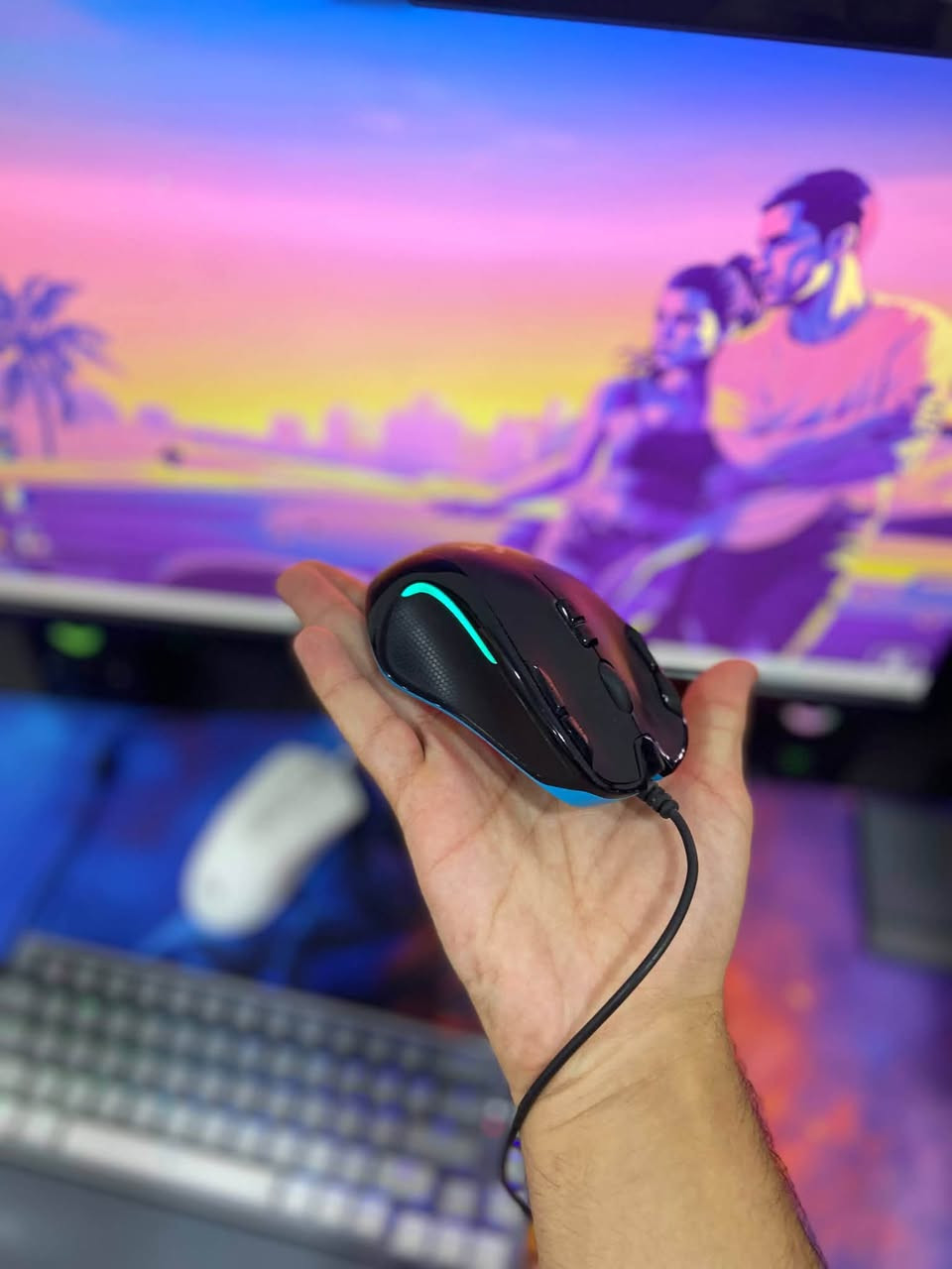 كيبورد SADES • ماوس Logitech G400s • نظيف وشغال