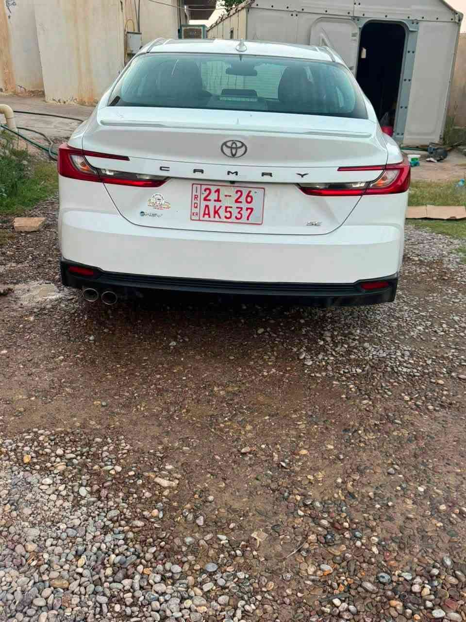 السلام عليكم تيوتا كامري للبيع موديل 25 se كاتي اربيل ضرر 4 قطع جيهت السايق بدون دواخل السعر 195 للاستفسار اتصل***********

‭***********‬

