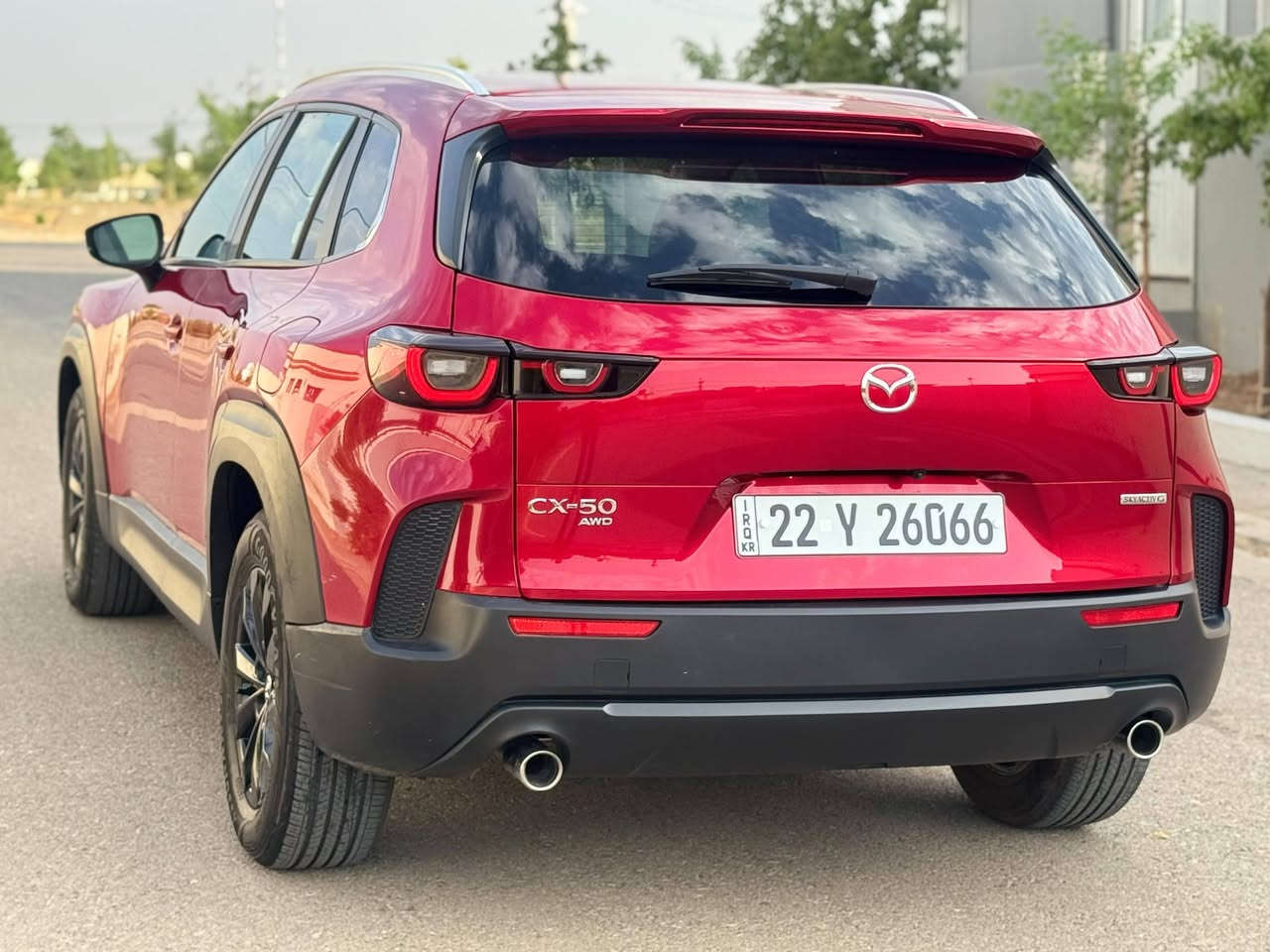 مازدا CX50 موديل 2025
ترقيم وهزه جديده دخول جديد 

رقم مميز 

لون دم الغزال  معروف لون المازدا هذا 

 فور ويل AWD

حجم المحرك 4 سلندر 2500cc تنفس طبيعي 

عدد المقاعد 5 راكب

السیارة ماشي ٢٢ الف

بجم كبس بدون ايربك فقط برده 

مواصفات

- بصمة 

- دخول ذكي بدون مفتاح

- دبل اكسل

- مود درايف ٣وضعيات  sport-normal-جبلي 

- رادار امامي خلفي

- تحديد مسار

- نقطة عمياء

- كشنات جلد ومخمل

- شاشة

- ⁠كاربلي CarPlay 

- كامرة خلفية

- تبريد مركزي قطعتين

- سايد بريك لمس

- اوتو هولد

- لايت امامي ليد 

- بك لايت لد 

- اشاير مري

- تخم تاير جديد 

- تخم دسكات جديد

- برده خلفيه 

-   عداد الكتروني وتكدر تسوي ميل 

وبقية المواصفات موضحة بالصور

رقم الهاتف ***********

العنوان بغداد
