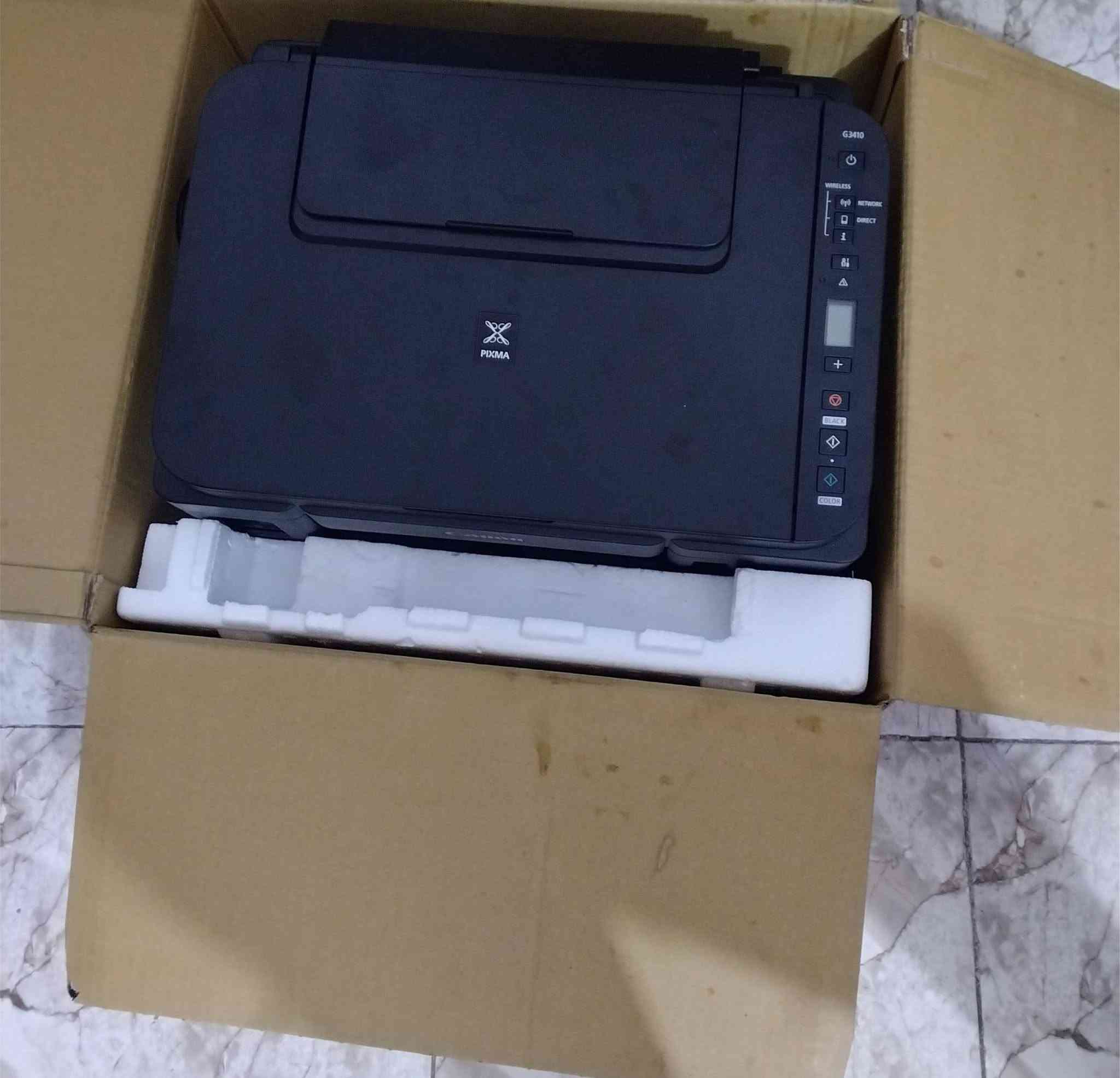 طابعه كانون G3410
':: طابعه بعدهة بالكارتون الله شاهد 
':: ما صار يوم من اخذتهة بعدهة بالباكيت
':: سبب البيع: اخذته للدراسه بس ما اعرف استخدمهة الاحبار مالتهة قبل 5 ساعات عبيتهن بعد ما ناقصات لو شويه صورهة جوه مكاني بغداد الكرخ التاجي المشاهده رقمي بي واتساب ***********

السعر: اخذتهة ب220 ورايدهة ب200
