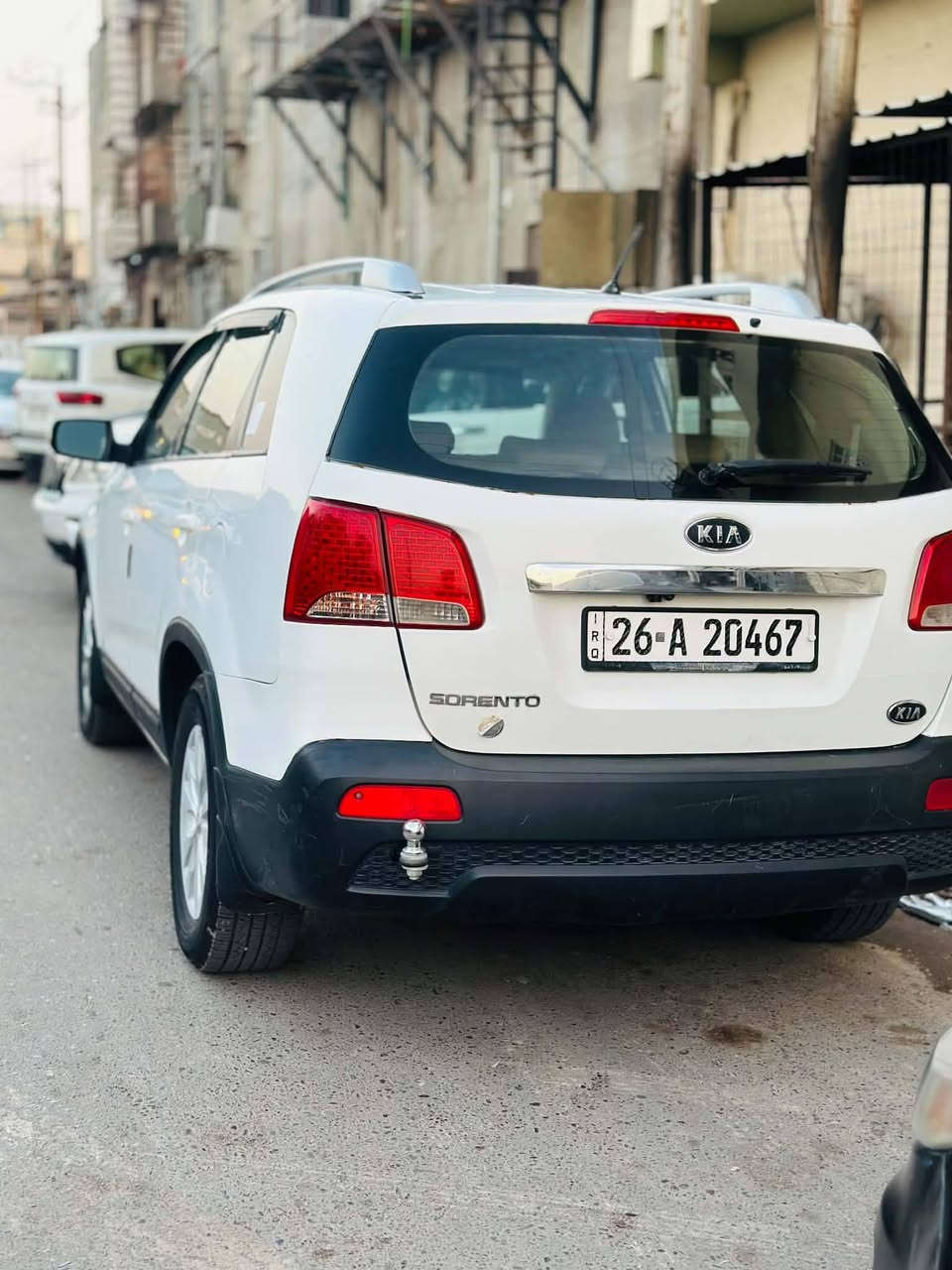 سورينتو 2013 خليجي 7 راكب محرك4 سلندر رقم صلاح الدين دولي سنوية لل2031 بيها حادث بالجاملغ الخلفي وصاعد عالقمارة بيها صبغ اقل العام ابيع عام البجم كبس بدون دواخل كير ومحرك وتبريد وتايرات كلها شرط السعر120 وبيها مجال او مراوس حسب القناعة الاتصال بالرقم ***********/مكان السيارة الموصل ناحية النمرود

