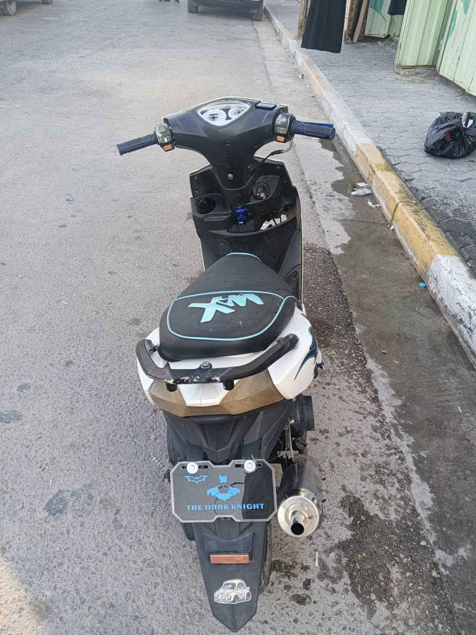 سلام عليكم
ماكس fs موديل 2024 
يدات رياضيه 
قفل بريك رياضي 
صلنصه رياضيه 
كهربائيه دراجه كله شغاله 
بيه خيط تبخير 
مكينه ما مفتوحه 
كفرات بلاديه مال شركه سعر 450
كربلاء ***********
